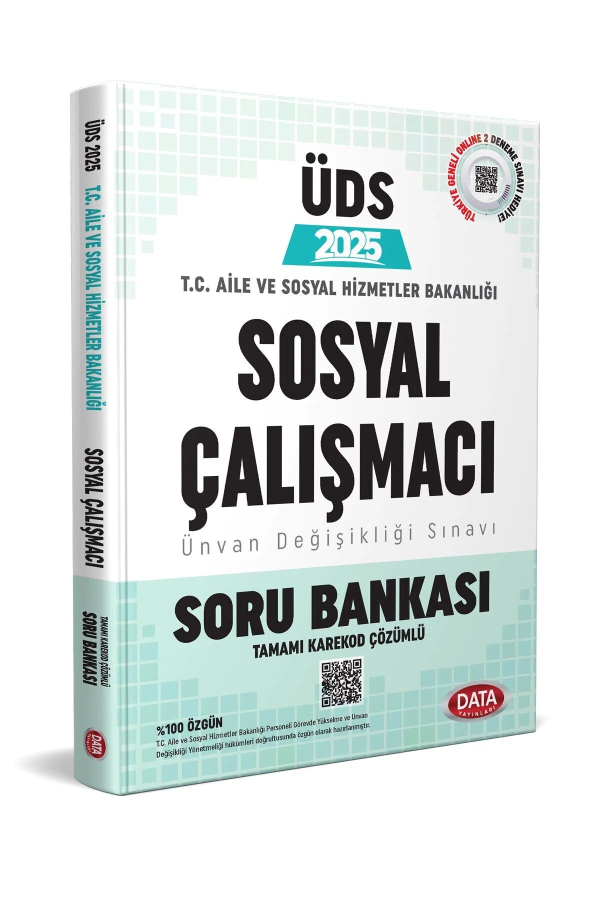 Data Yayınları T.C. Aile ve Sosyal Hizmetler Bakanlığı ÜDS SOSYAL ÇALIŞMACI Kadrosu Soru Çözümlü 2025 Güncel
