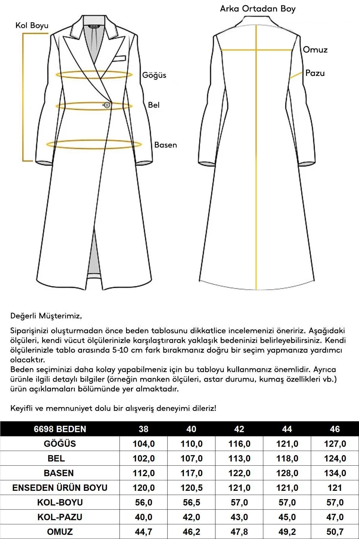 Olcay-Trenci oversize fără căptușeală - Accesoriu cu fermoar 8