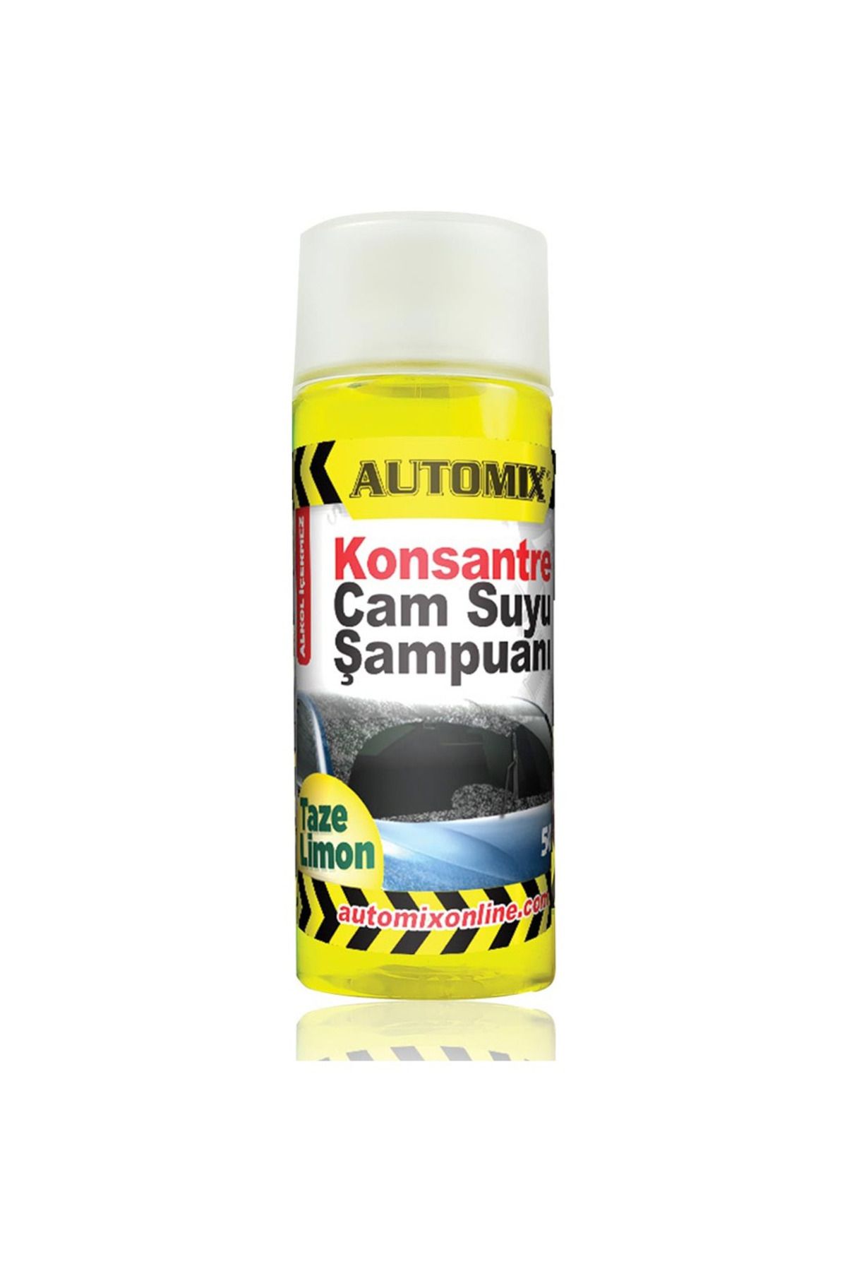 Oto Aksesuarcım Konsantre Cam Suyu Şampuanı Taze Limon Esanslı 50 ml