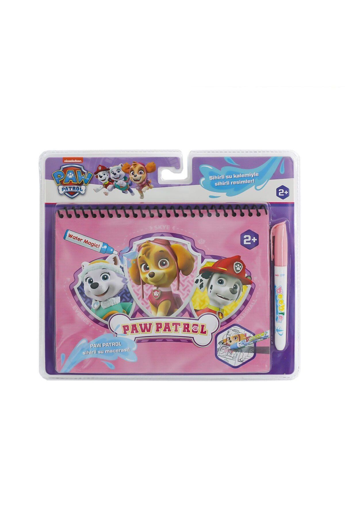 Aymir Ticaret BK009 Paw PEtrol Sihirli Boyama Kitabı -Gepettoys