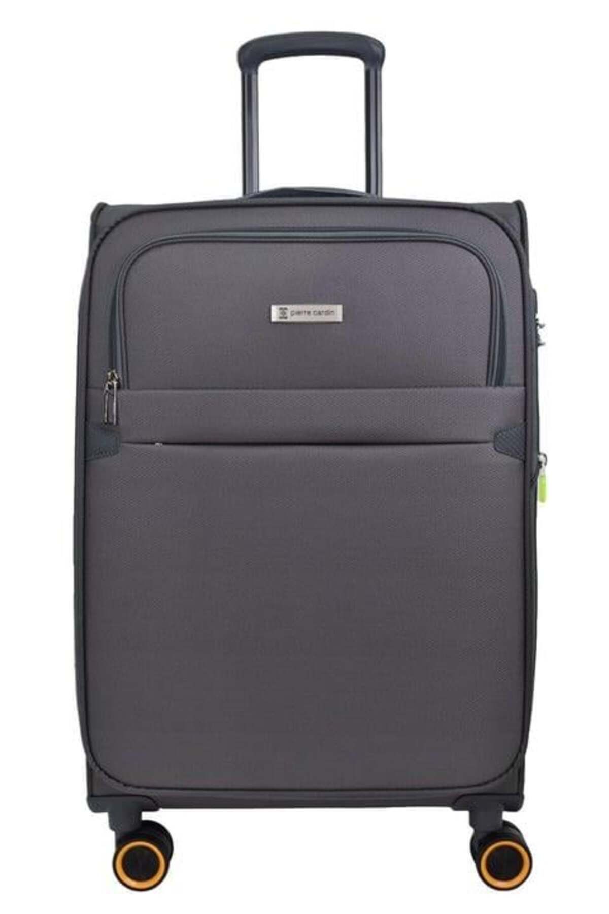 Pierre Cardin Ultra Light Hafif Lüx Kumaş Orta Boy Valiz Gri PC6000