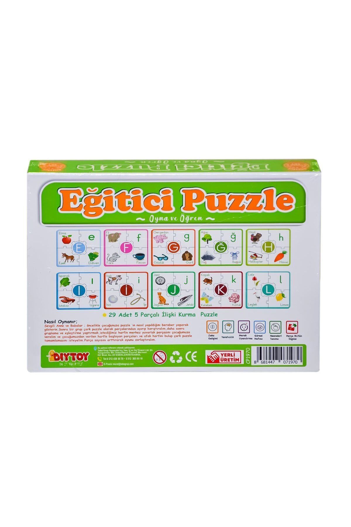 Aymir Ticaret 7197 ÇARK PUZZLE ALFABE