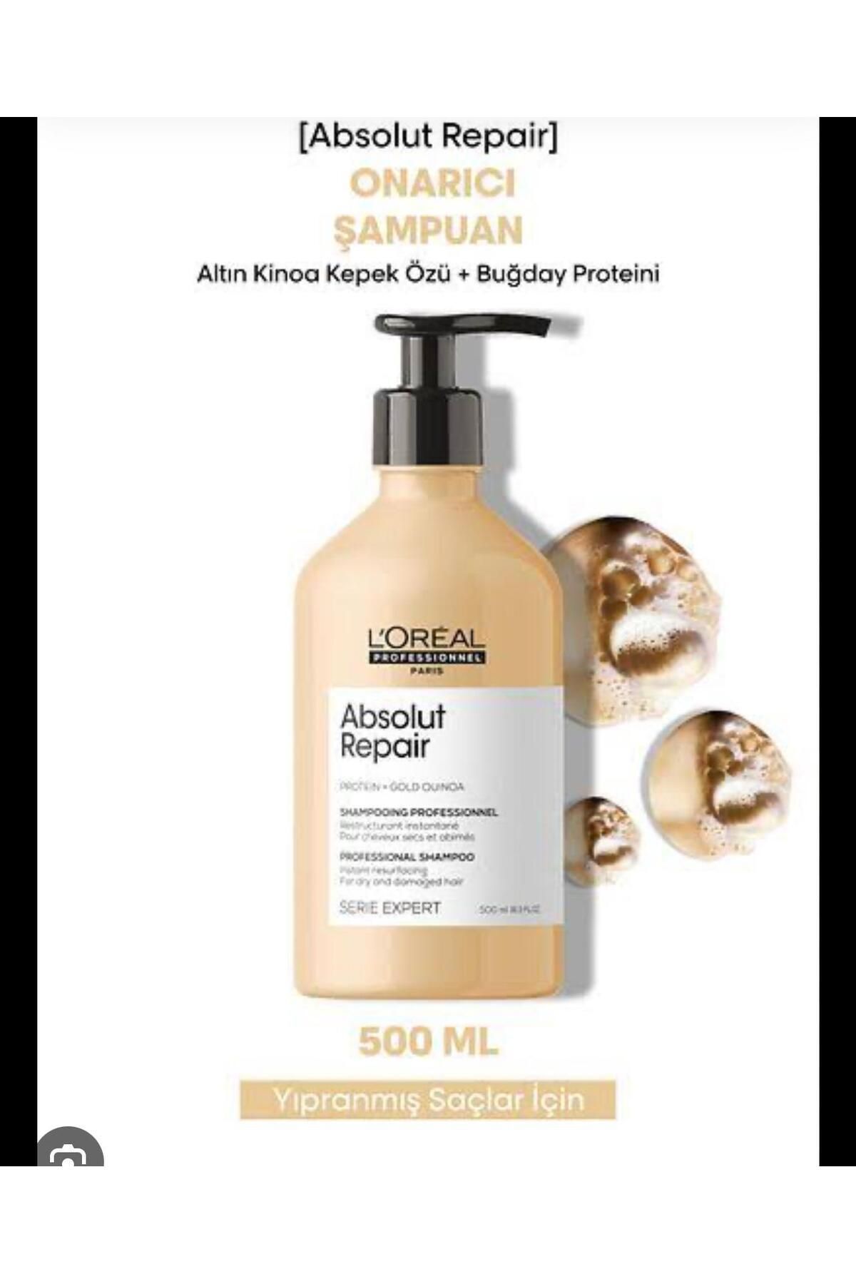 L'oreal Professionnel FAZLA YIPRANMIŞ SAÇLARA UYGUN ABSOLUT REPAİR 500 ML ŞAMPUAN EVAKUAFOR