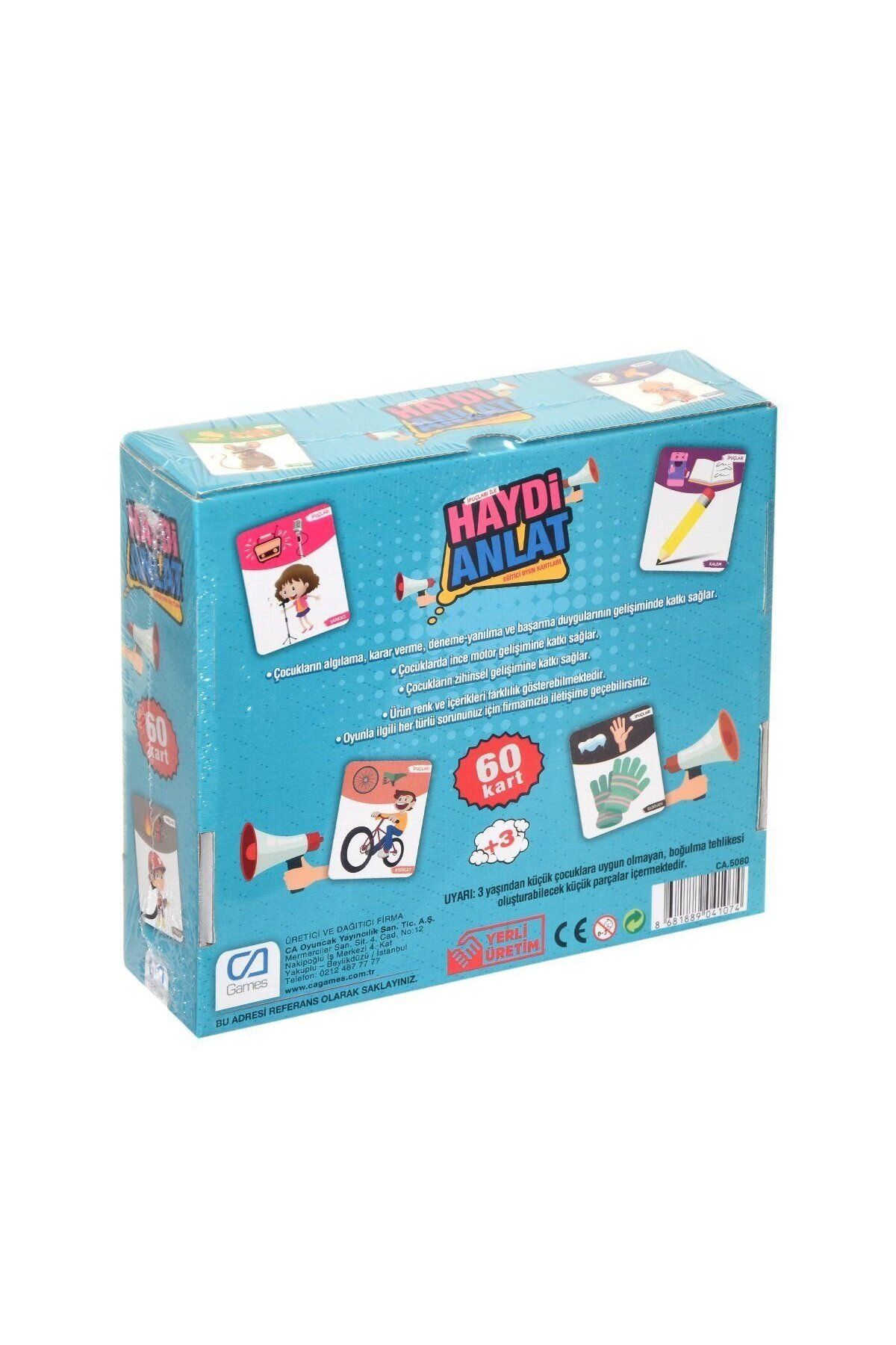 Aymir Ticaret 5080 CA Games, Haydi Anlat - Eğitici Oyun Kartları / +3 yaş