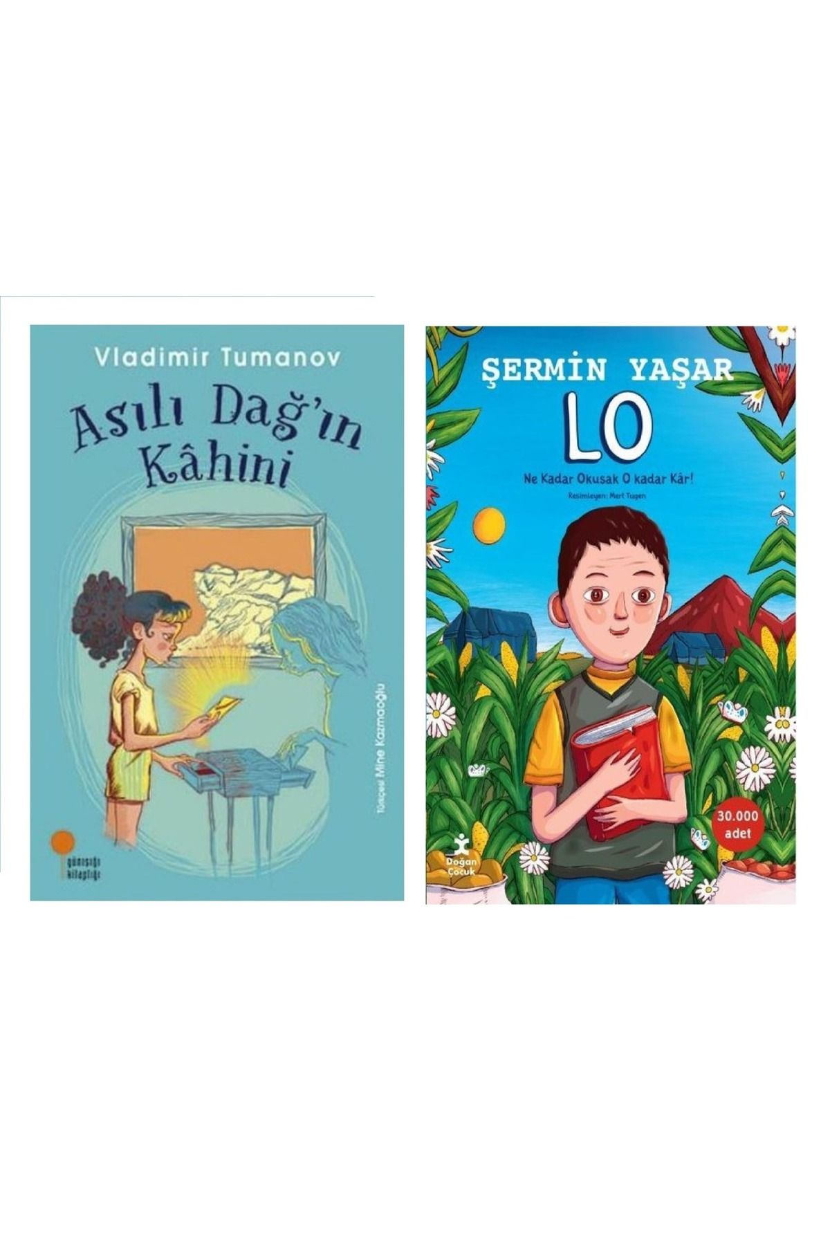 Günışığı Kitaplığı Asılı Dağın Kahini & Lo ( Şermin Yaşar ) ( 2 Li Set )