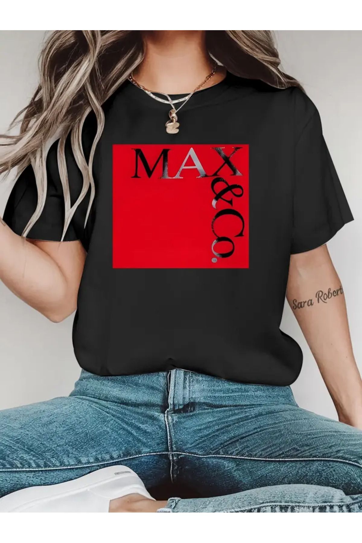 AEMİ Unisex Baskılı %100 Pamuk Oversize T-shirt