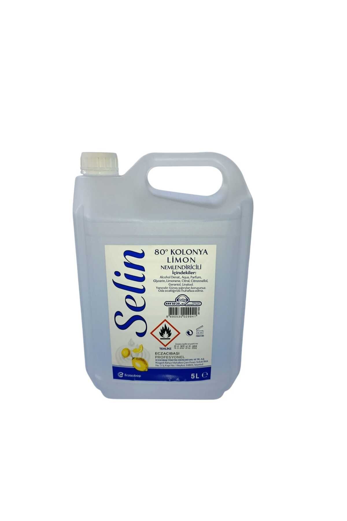 selin kolonya Eczacıbaşı Selin Limon Kolonyası Nemlendiricili 5 L