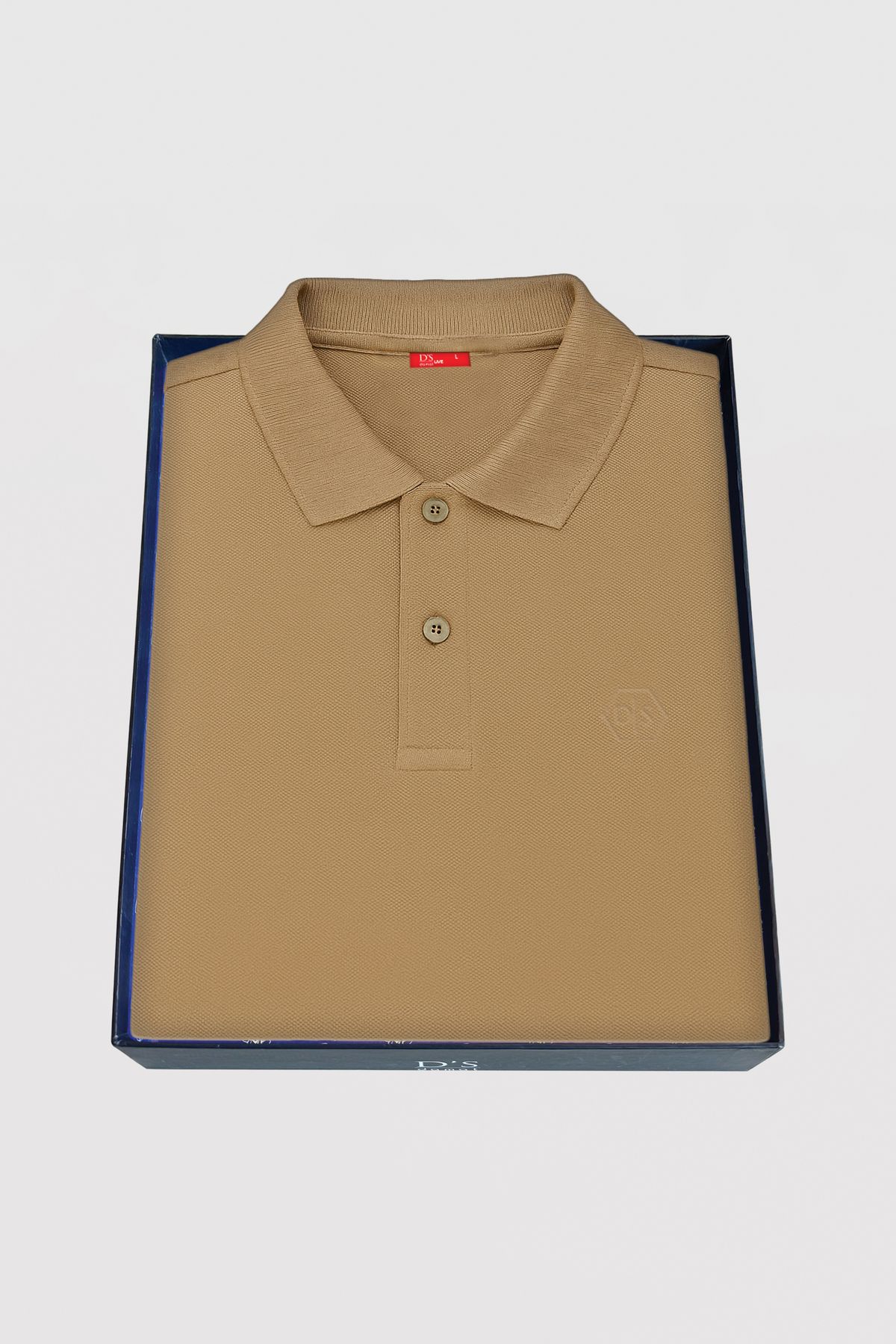 D'S Damat Ds Damat Slim Fit Vizon Kutulu Polo Yaka T-Shirt