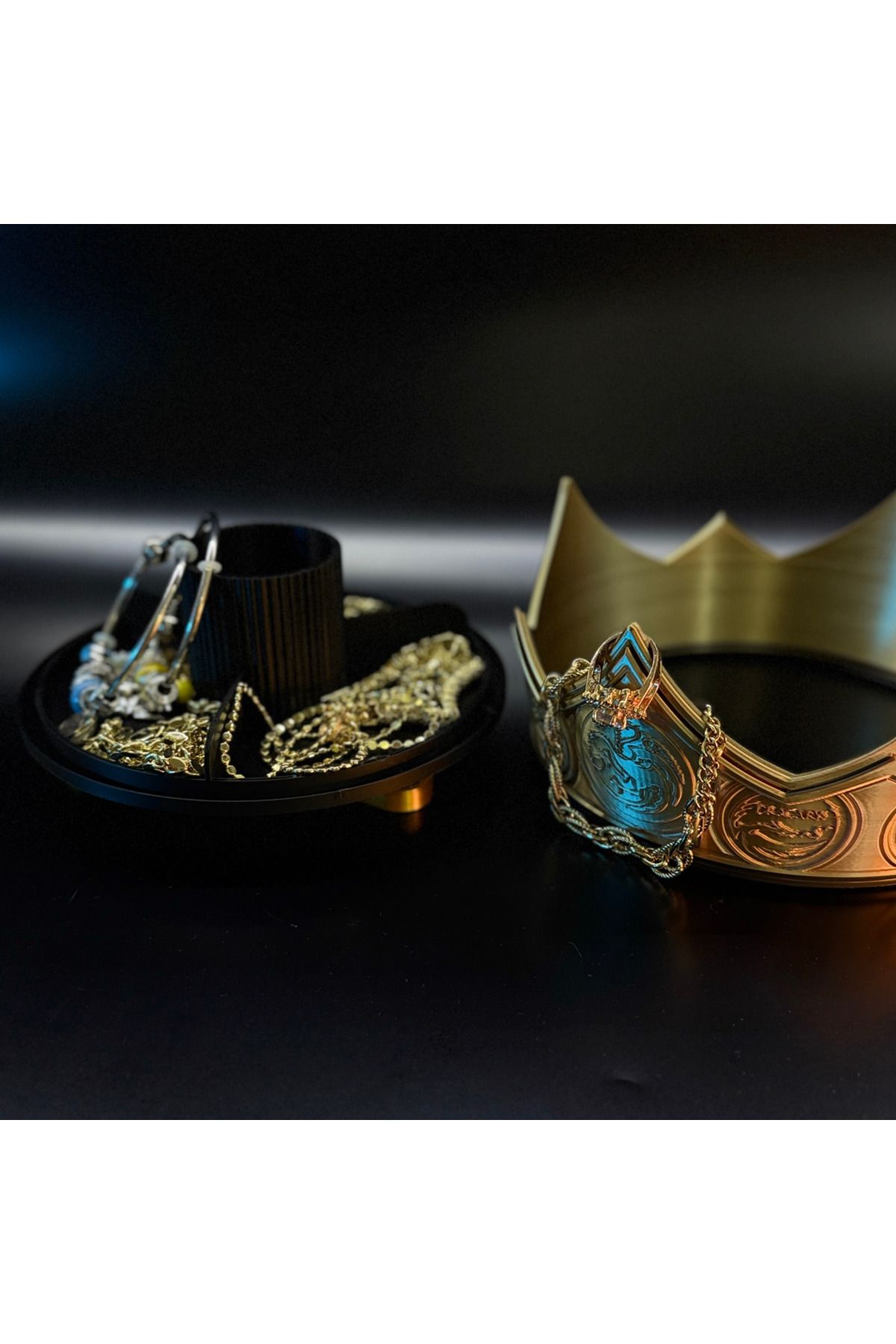 AbaTech House of the dragon kral taç , Game of Thrones taç ve organizer, takı organizer