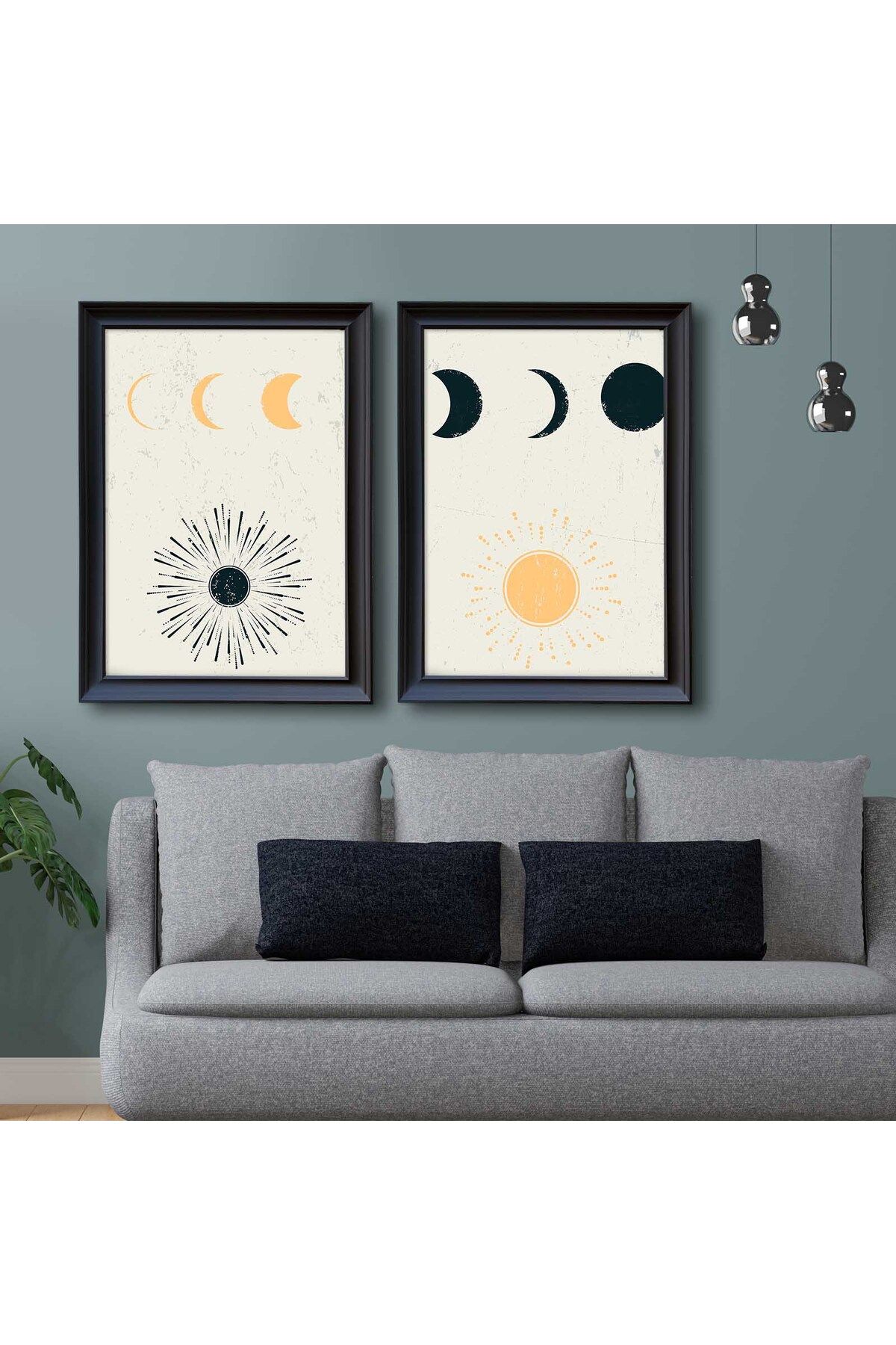 Özgül Grup 2 PARÇA 60X82 CM ÇERÇEVELİ TABLO