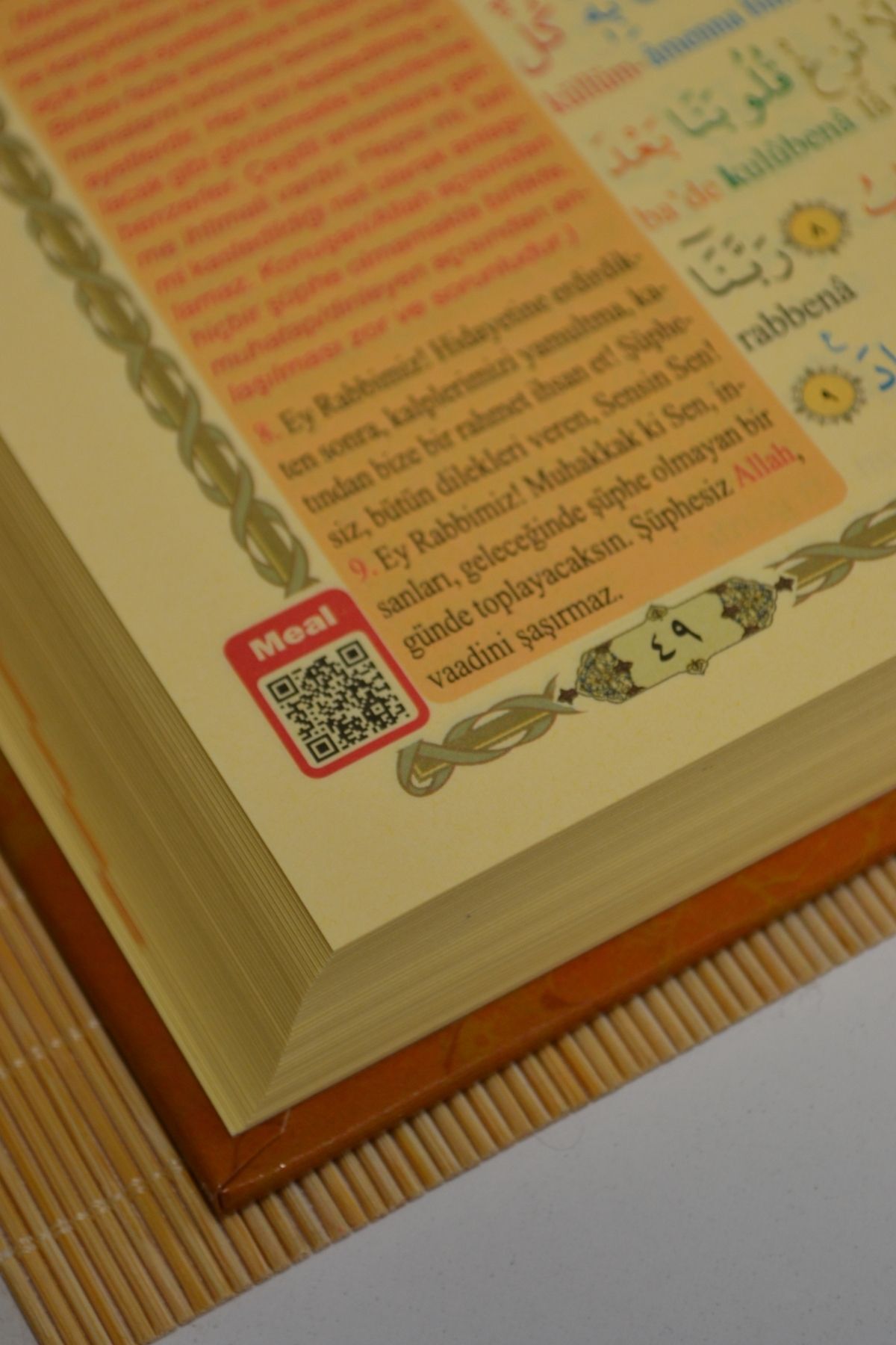 Haktan Yayın Dağıtım BİLGİSAYAR HATLI, TRANSKRİPTLİ TECVİDLİ, SESLİ CAMİ BOY KUR’AN-I KERİM fotoğrafı 4 (önizleme)