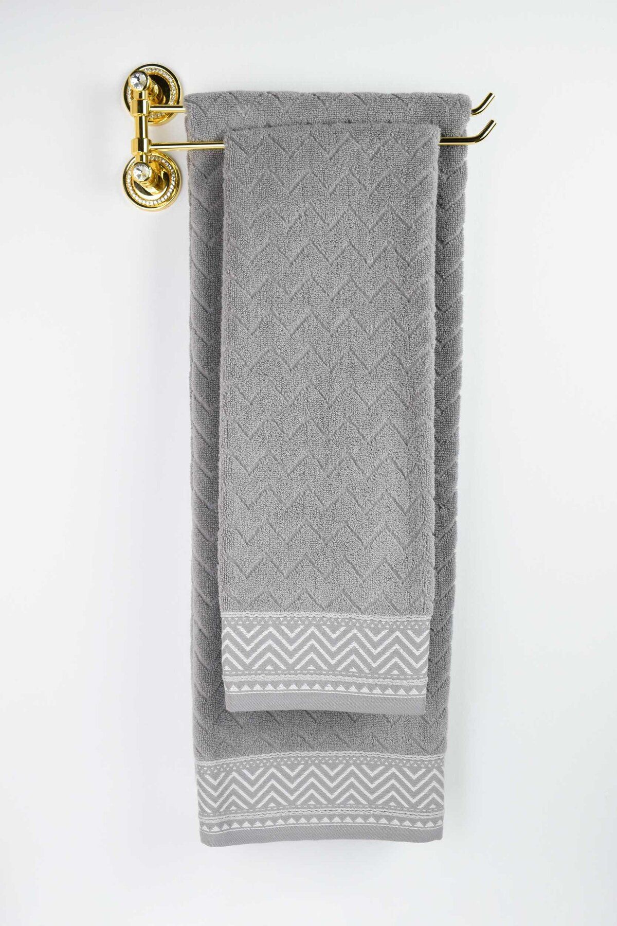 Biriz Moda Vigor Banyo Havlusu - Gri