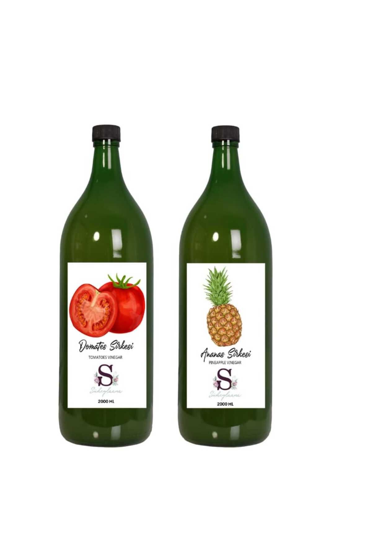 Süheylaana Doğal Domates Sirkesi 2000 Ml - Doğal Ananas Sirkesi 2000 Ml