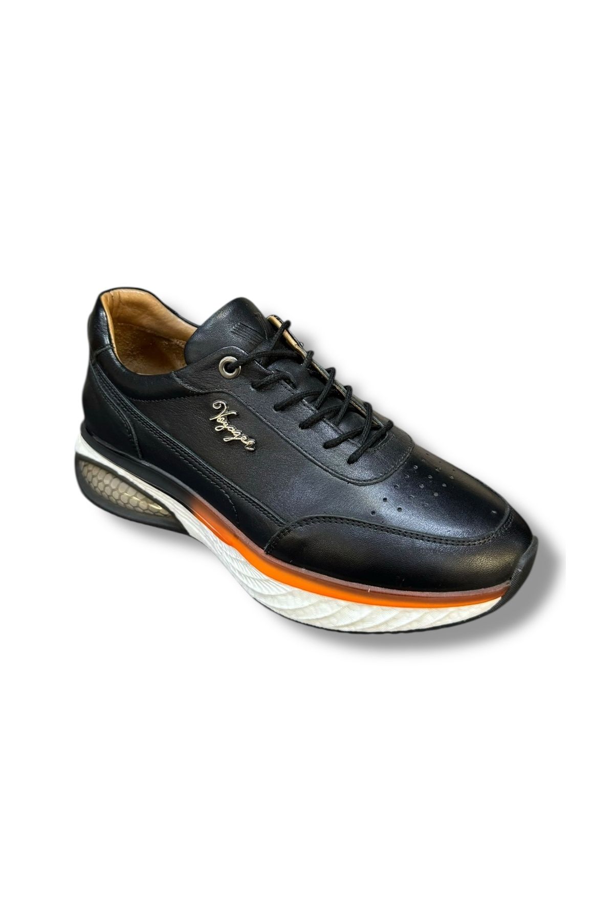 İdeal Voyager 6628 Erkek Hakiki Deri Balon Taban Casual Spor Sneaker Ayakkabı