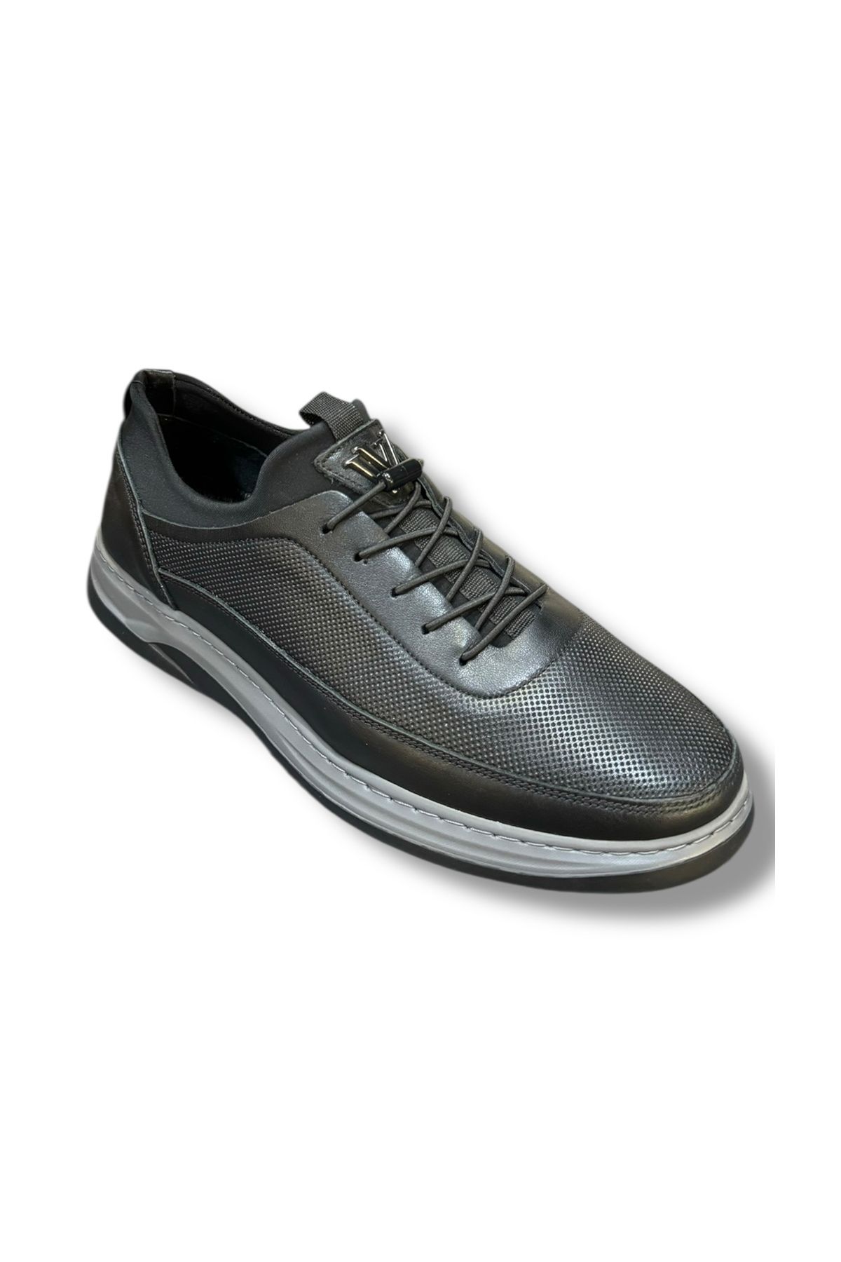 İdeal Voyager M201 Erkek Lastikli Hakiki Deri Casual Spor Sneaker Ayakkabı