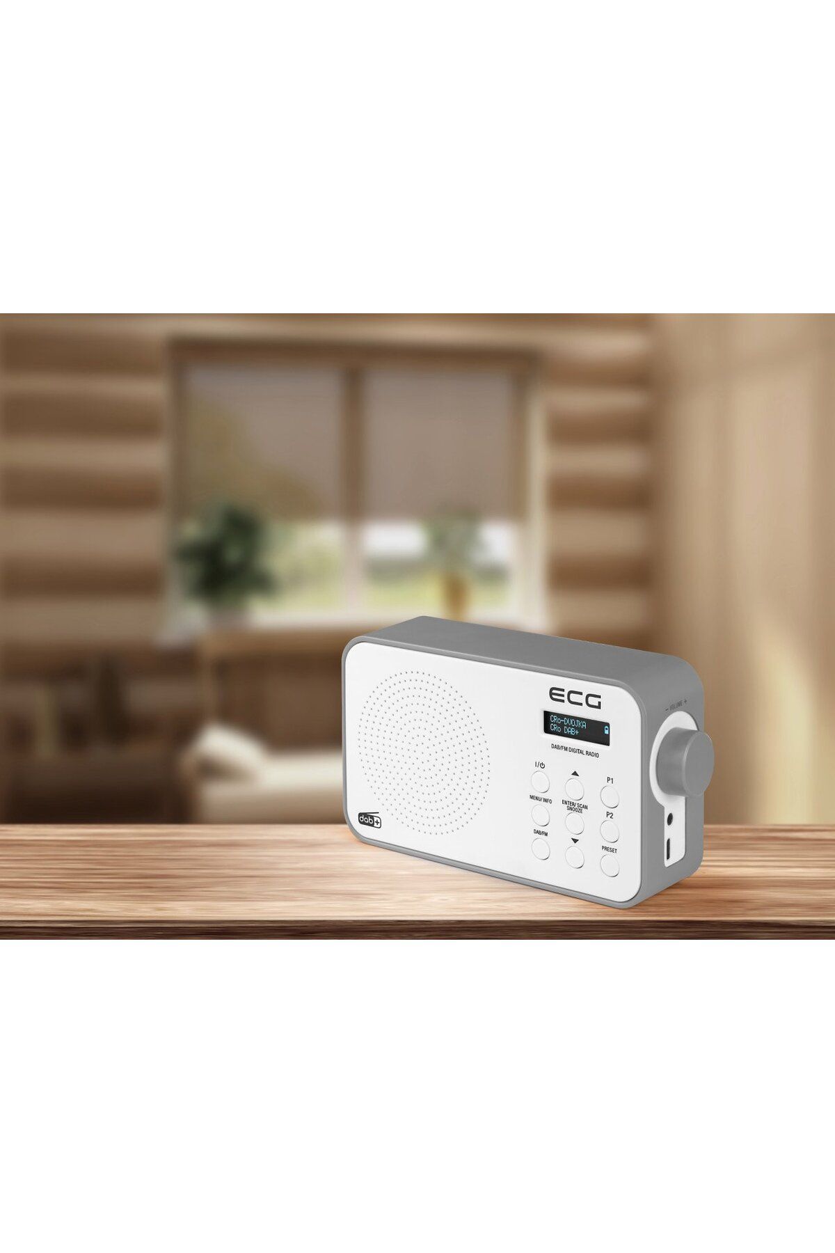 ECG-Portable Radio Rd 110 DAB With DAB And FM Tuner, White, 1.2 W, 30 Station Memory 4