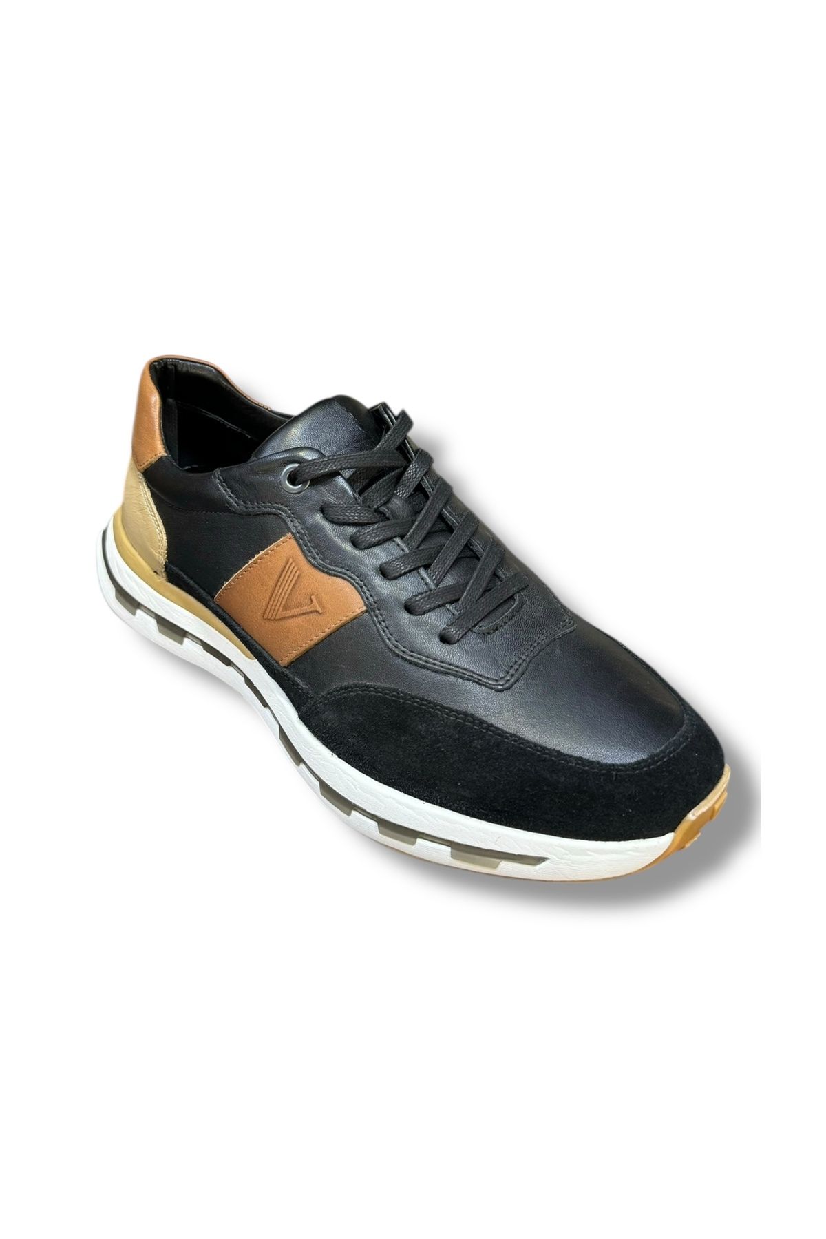 İdeal Voyager 6672 Erkek Hakiki Deri Bağcıklı Casual Spor Sneaker Ayakkabı