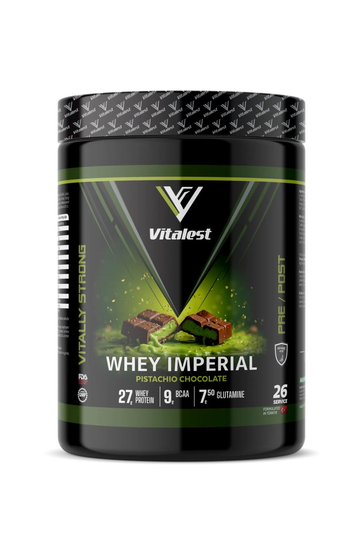Whey Impreal - 988 Gr. Muz Aromalı Protein Tozu - Fıstıklı Çikolata