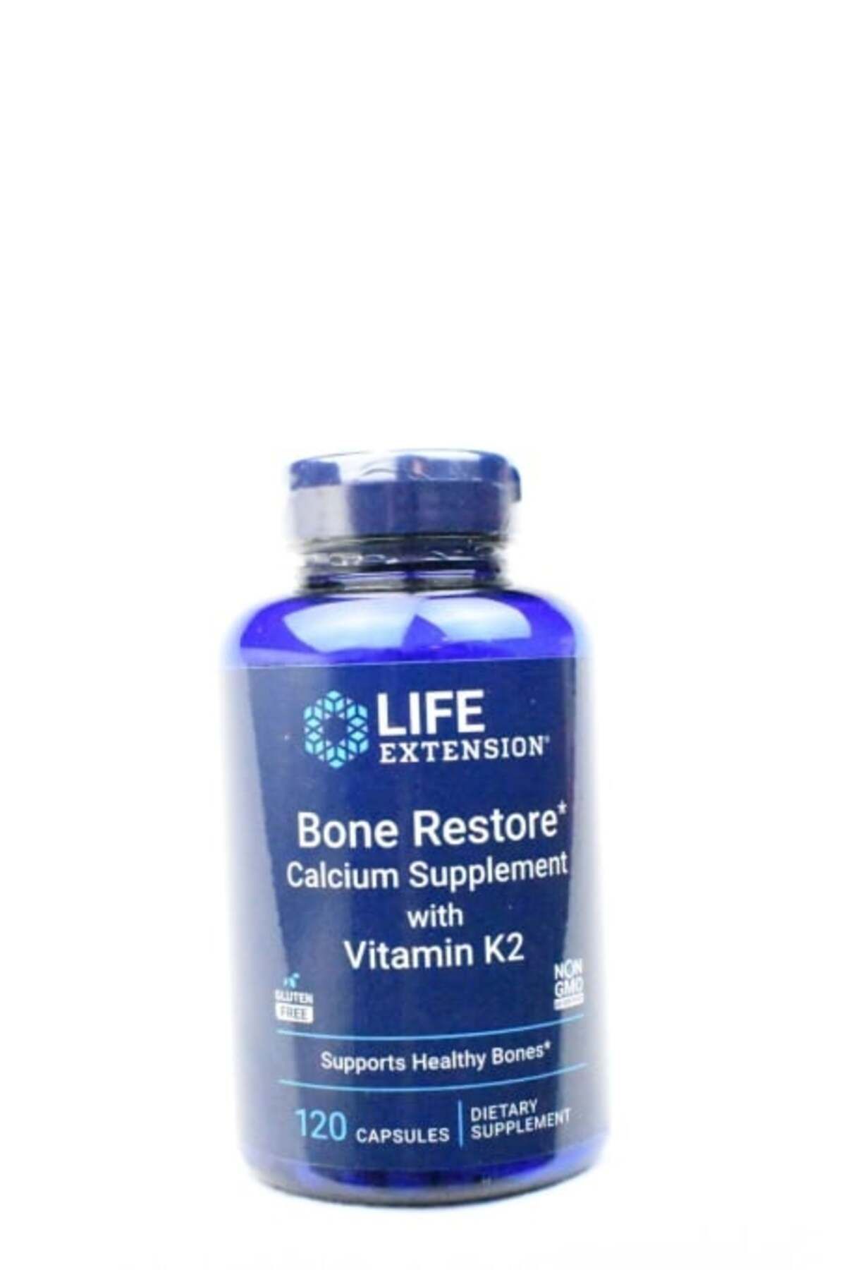 Life Extension Restaurare Osoasă Cu Vitamina K2, 120 Capsule - One Size