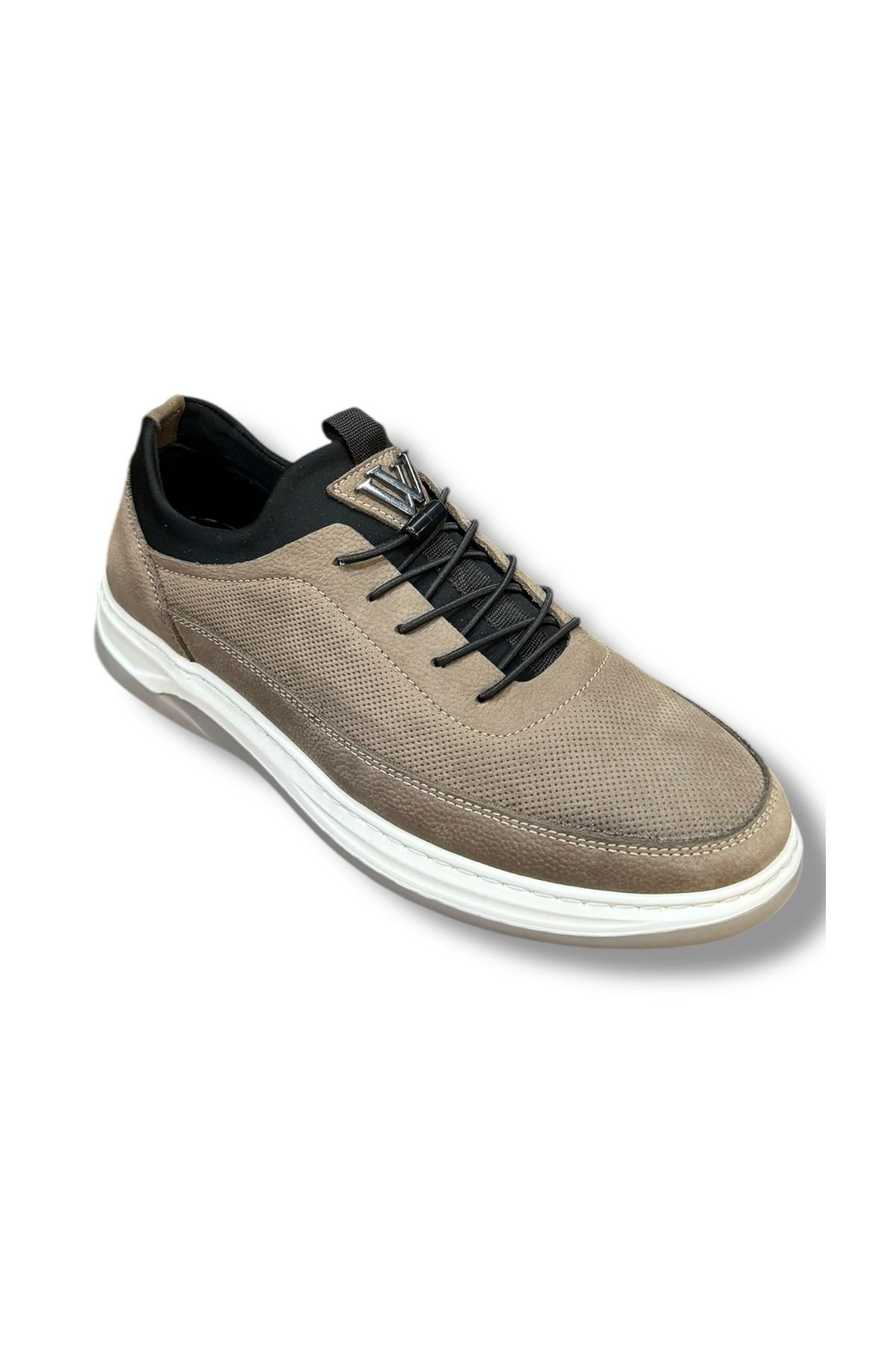 İdeal Voyager M201 Erkek Lastikli Hakiki Deri Casual Spor Sneaker Ayakkabı
