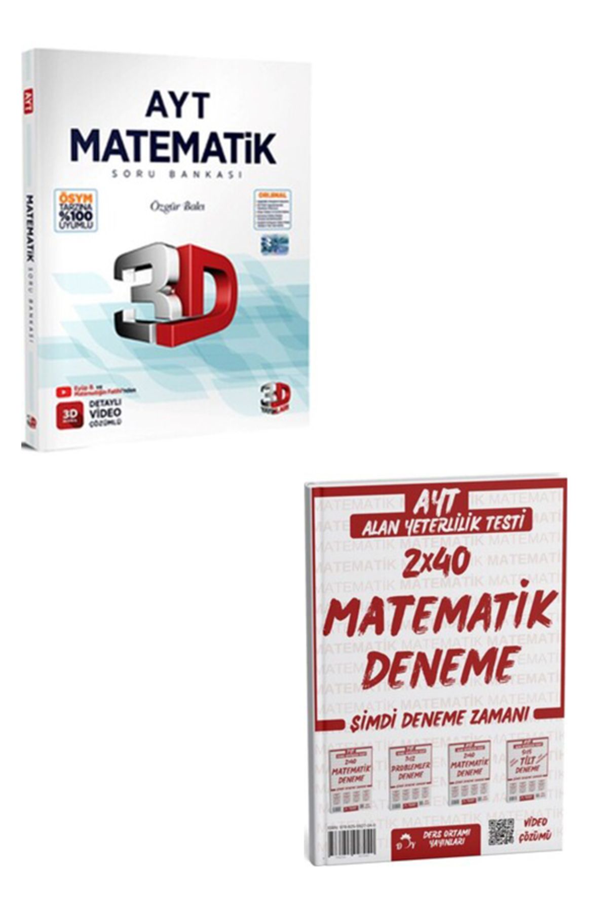 3D Yayınları 2025 3D Yayınları AYT Matematik Soru Bankası ve Deneme Seti