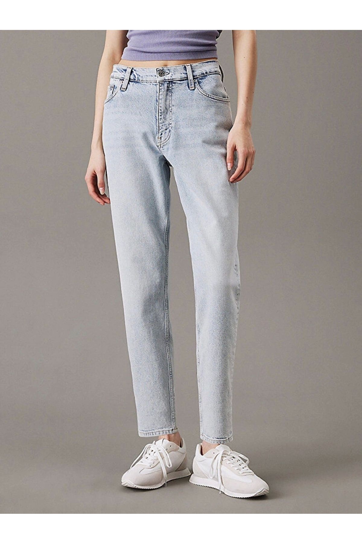 CK Jeans Kadın Mavi Mom Jean Pantolon J20J225139-1AA