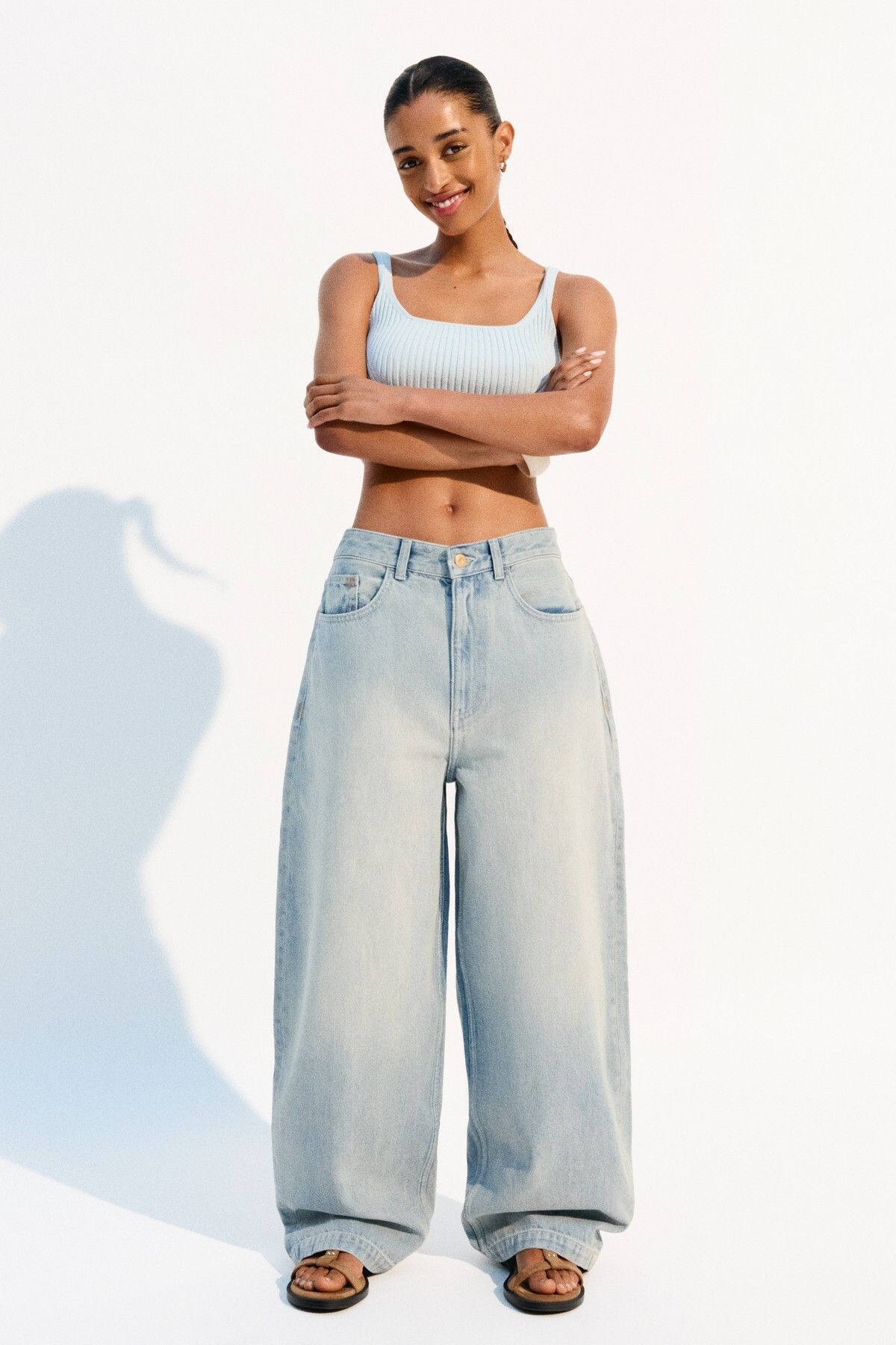 Bershka Barrel fit jean