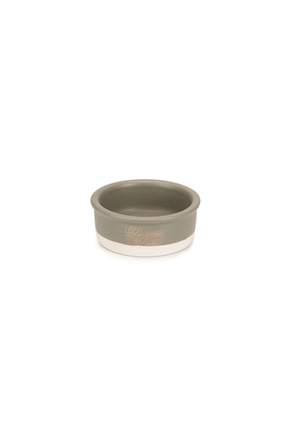 Beeztees DBL Kedi Mama Su Kabı, Seramik, Mat Gri, 12cm, 300ml