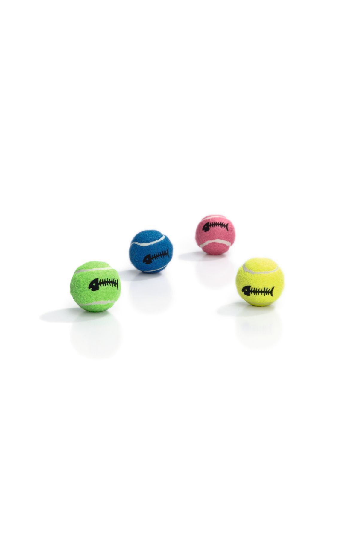 Beeztees Kedi Oyuncağı, Kedi Tenis Topu, Çeşitli Renklerde, 4cm