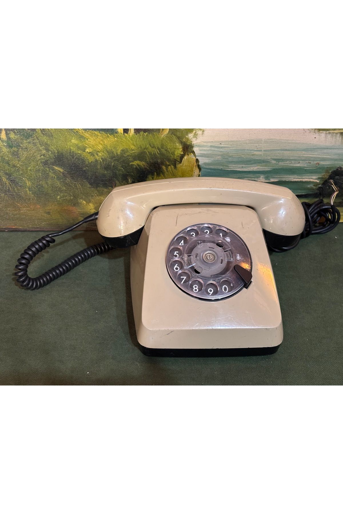 tayfuntufan antika koleksiyon antika çevirmeli telefon -kfd8