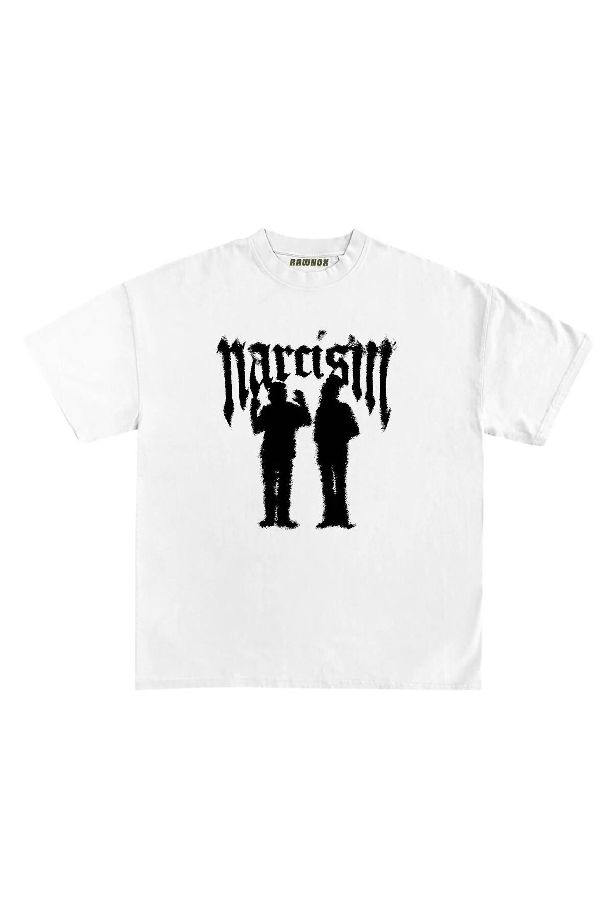 RawNox Unisex Bol Kalıp RawNox Özel Koleksiyon Narcism Tshirt