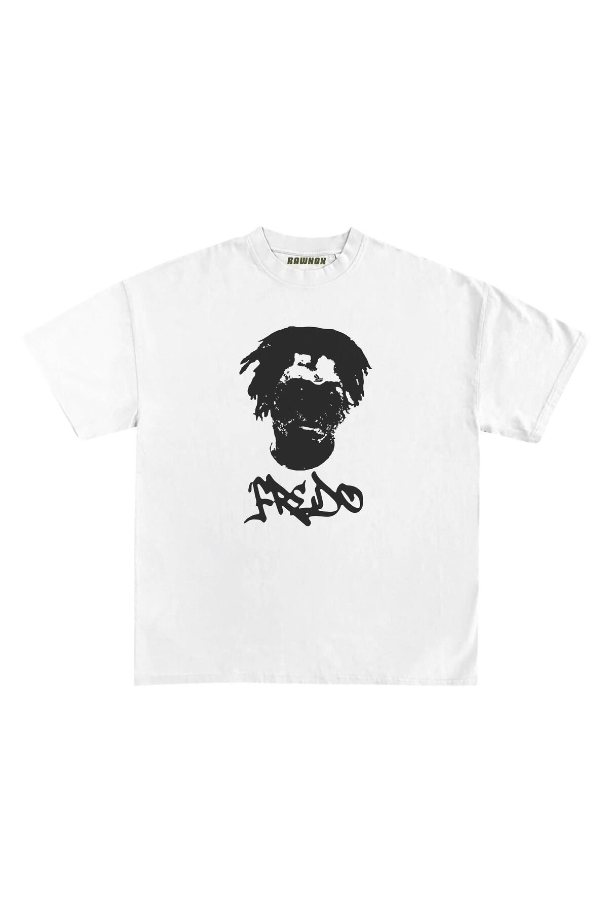 RawNox Unisex Bol Kalıp RawNox Özel Koleksiyon Fredo Tshirt