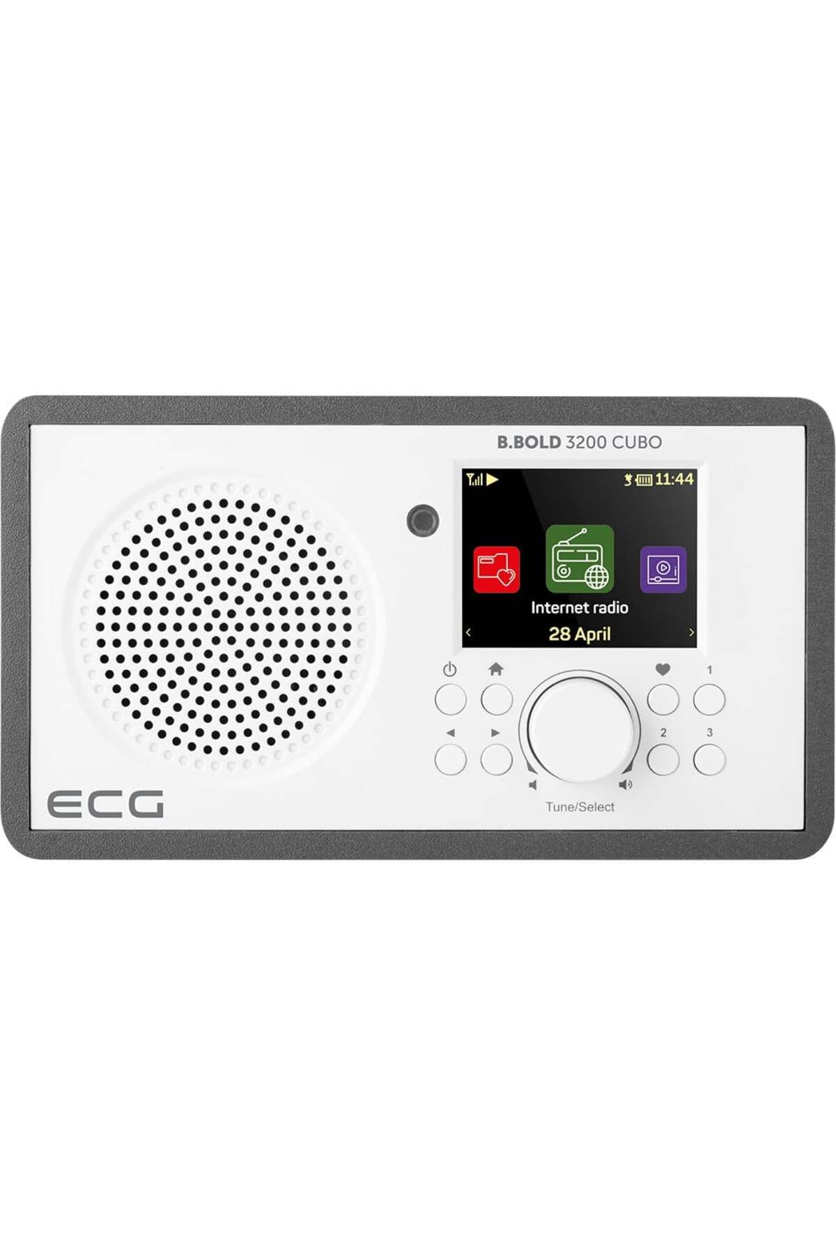 ECG-Internet radio ECG B.BOLD 3200 Cubo, FM, Bluetooth, Li-Ion 3.7V/2000 mAh, 3W RSM, remote control 10