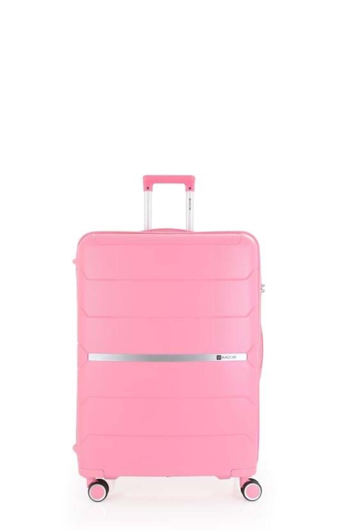 MCS Mçs Polipropilen Valiz V366 65 CM Orta Boy Pembe