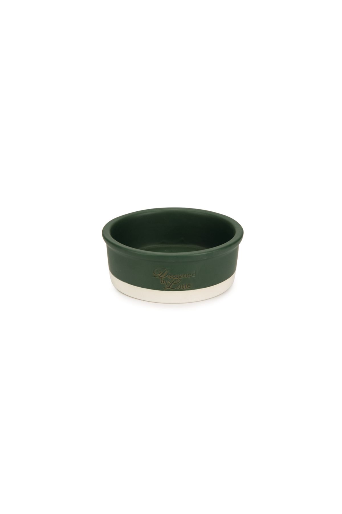 Beeztees DBL Köpek Mama Su Kabı, Seramik, Mat Yeşil, 13cm, 160ml