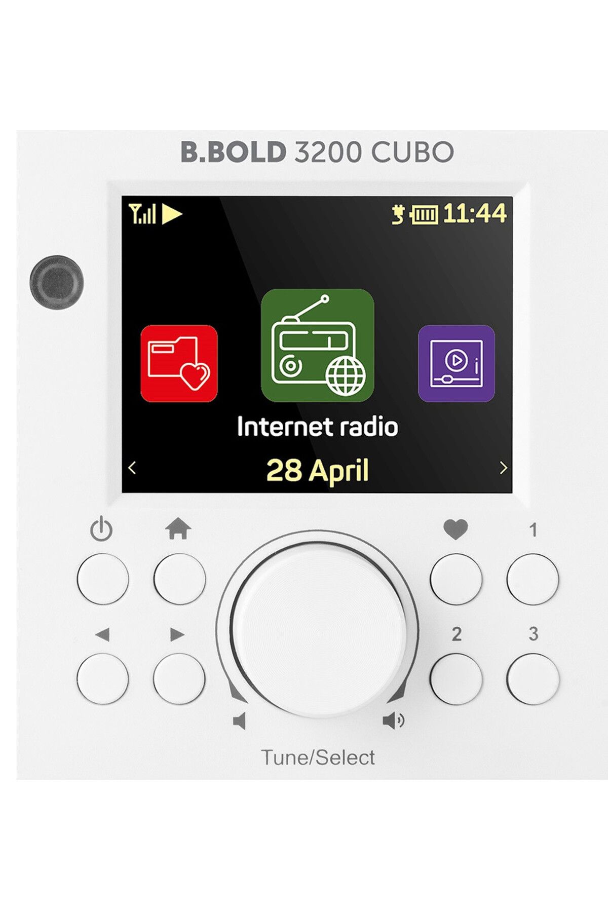 ECG-Internet radio ECG B.BOLD 3200 Cubo, FM, Bluetooth, Li-Ion 3.7V/2000 mAh, 3W RSM, remote control 2