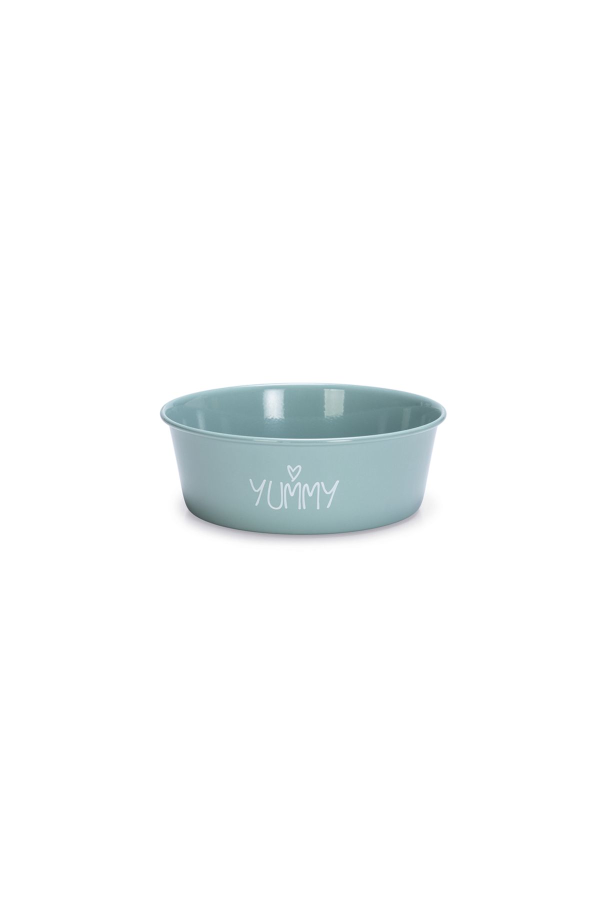 Beeztees Yavru Köpek Mama Su Kabı, Paslanmaz Çelik, Kaymaz Taban, Turkuaz, 16cm, 940ml