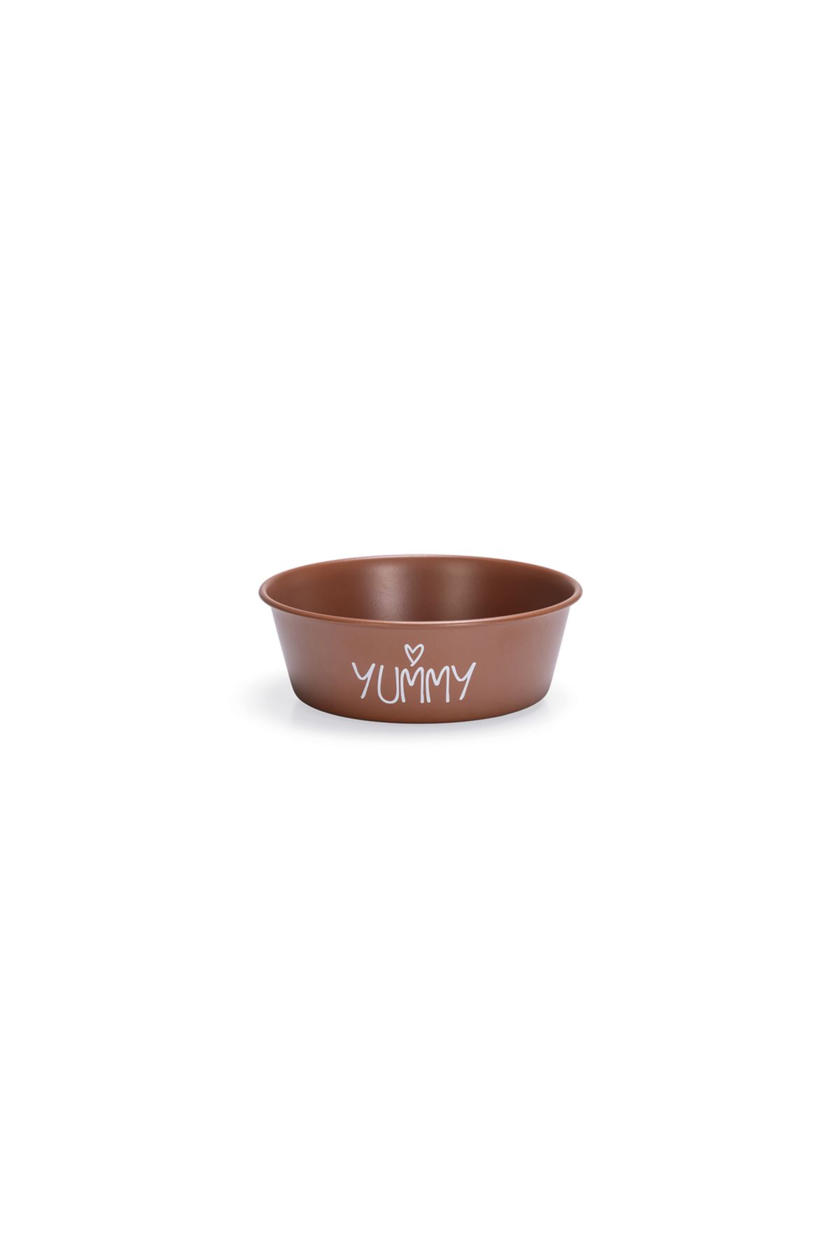 Beeztees Yavru Köpek Mama Su Kabı, Paslanmaz Çelik, Kaymaz Taban, Kiremit, 13cm, 470ml