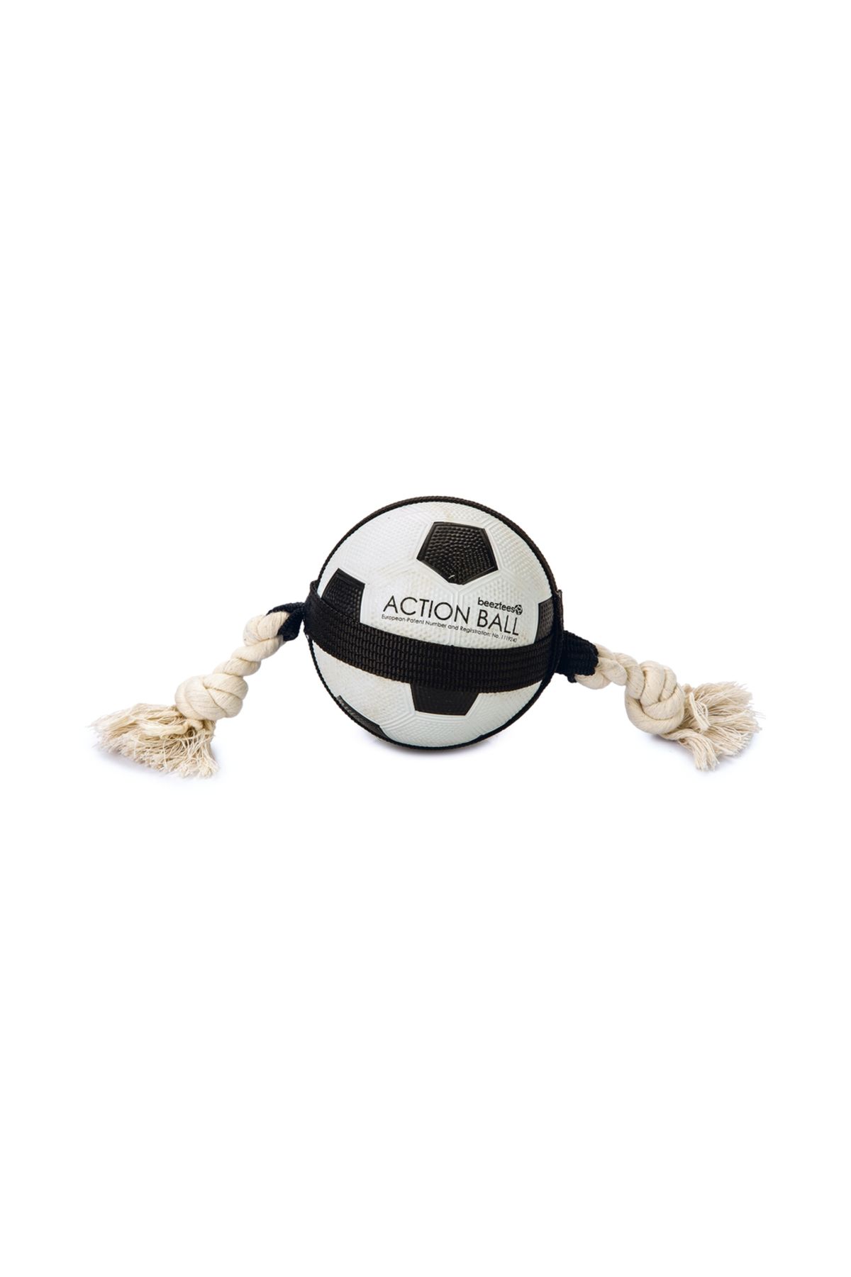 Beeztees Köpek Oyuncağı, İpli Futbol Topu, 12,5cm