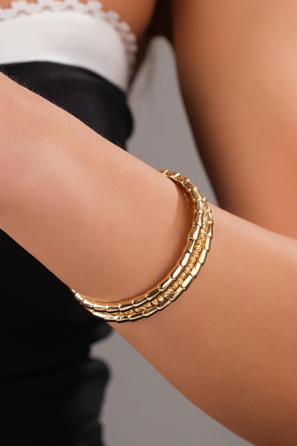 STYLE OF CARMEN AYARLANABİLİR DORİKA ROSE GOLD KELEPÇE