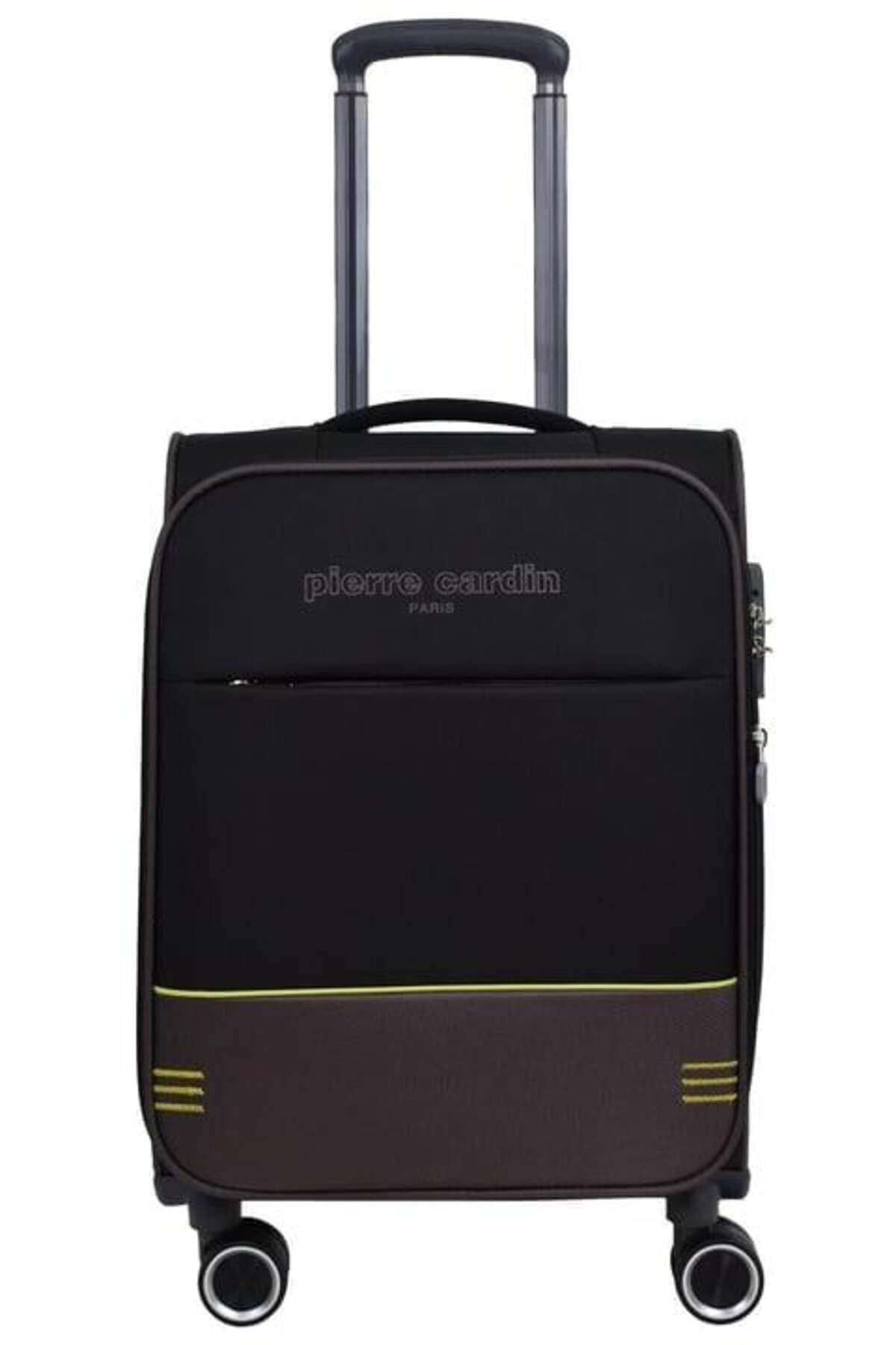 Pierre Cardin Ultra Light Hafif Lüx Kumaş Kabin Boy Valiz Siyah PC8200
