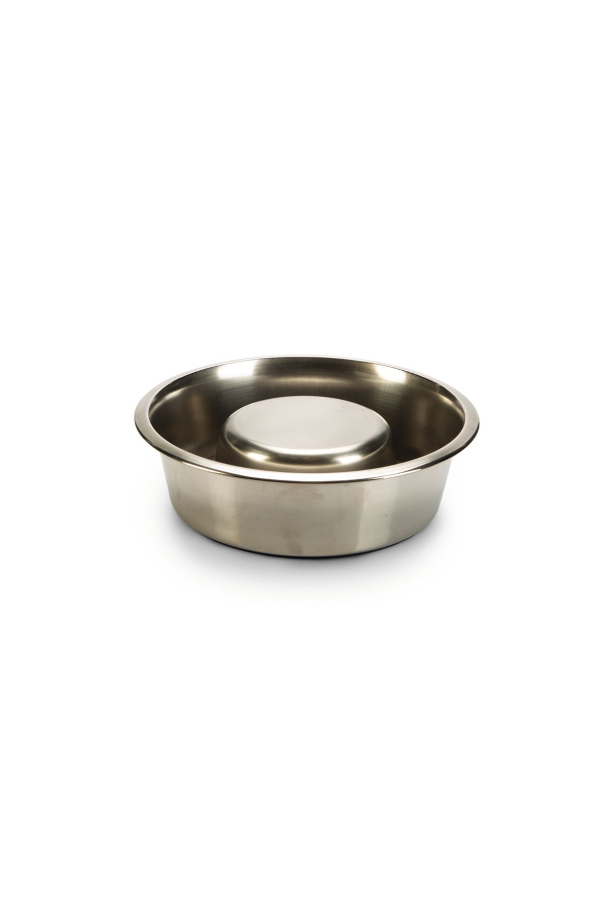 Beeztees Köpek Yavaş Besleme Mama Kabı, Paslanmaz Çelik, 20cm