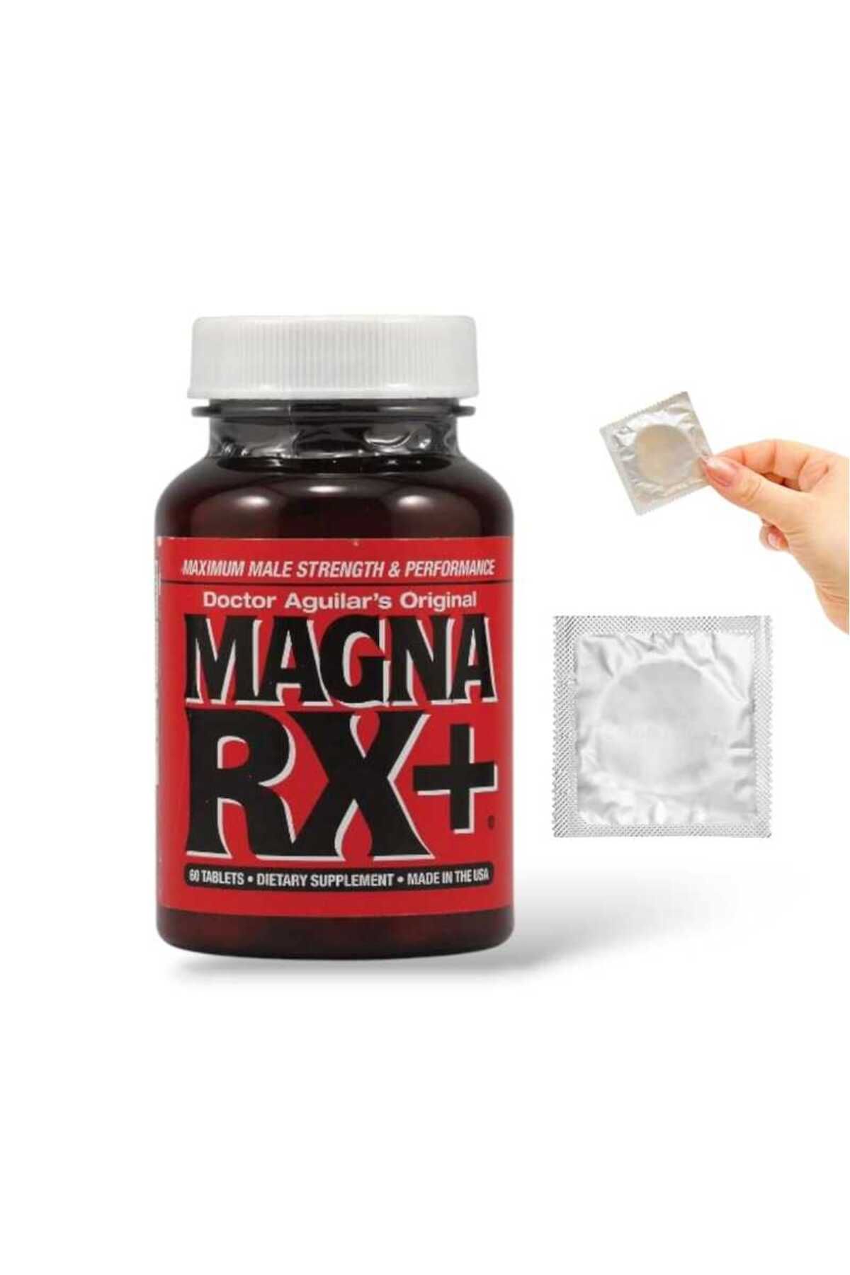 MEDİCREAM Magna RX+ Erkeklere Özel Maksimum Performans Arttıran 30'lu + Prezervatif HEDİYE