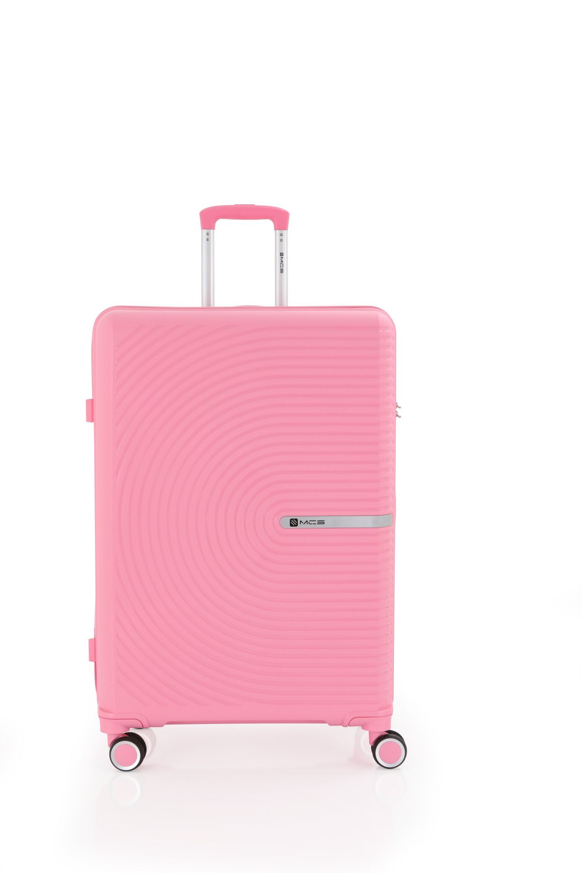 MCS Mçs Polipropilen Valiz V374 55 CM Kabin Boy Pembe