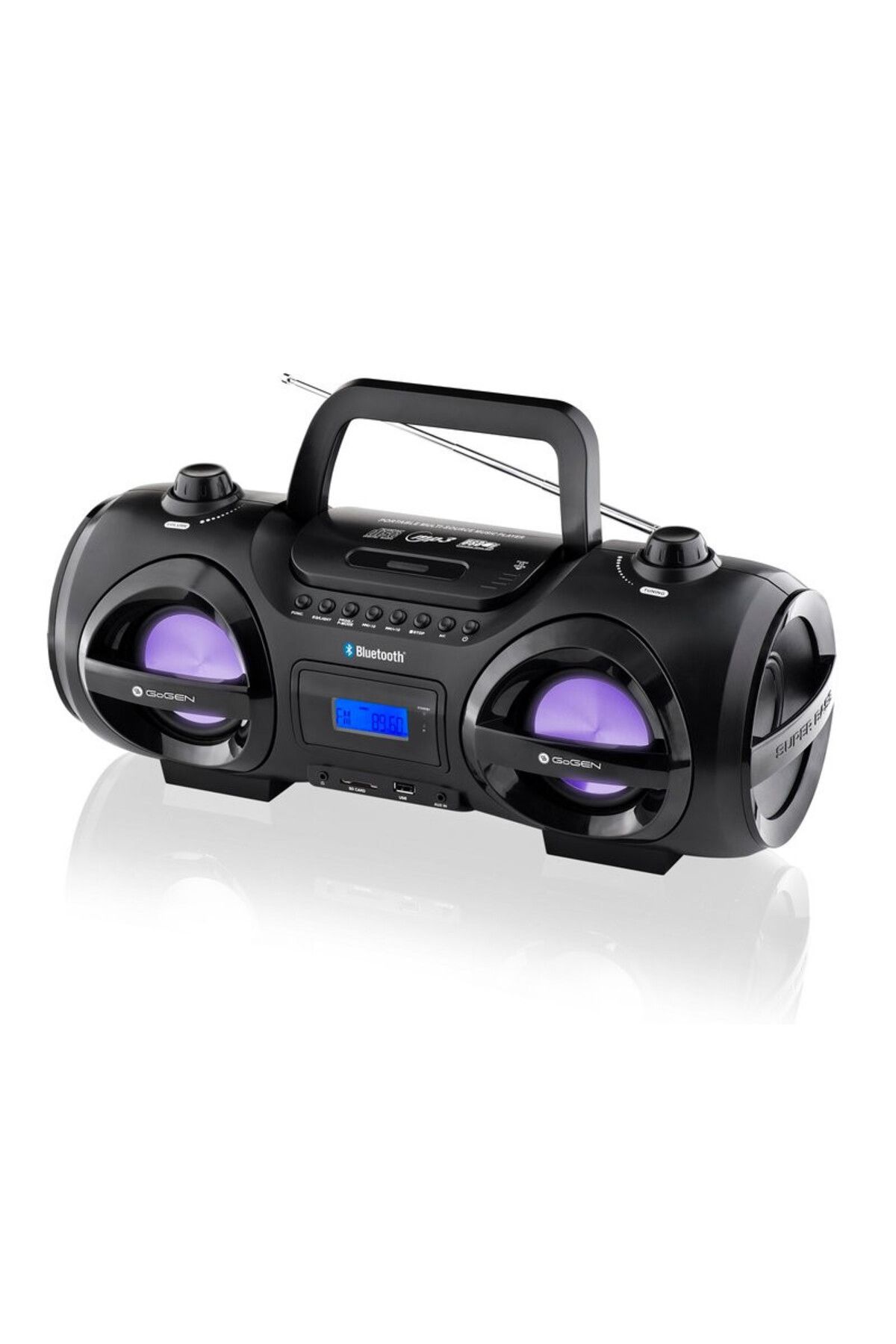 Gogen-FM Radio With CD And Bluetooth CDM 425 Subt, 25 W, CD, Mp3, Usb, Sd Card, Remote Control, Black 2