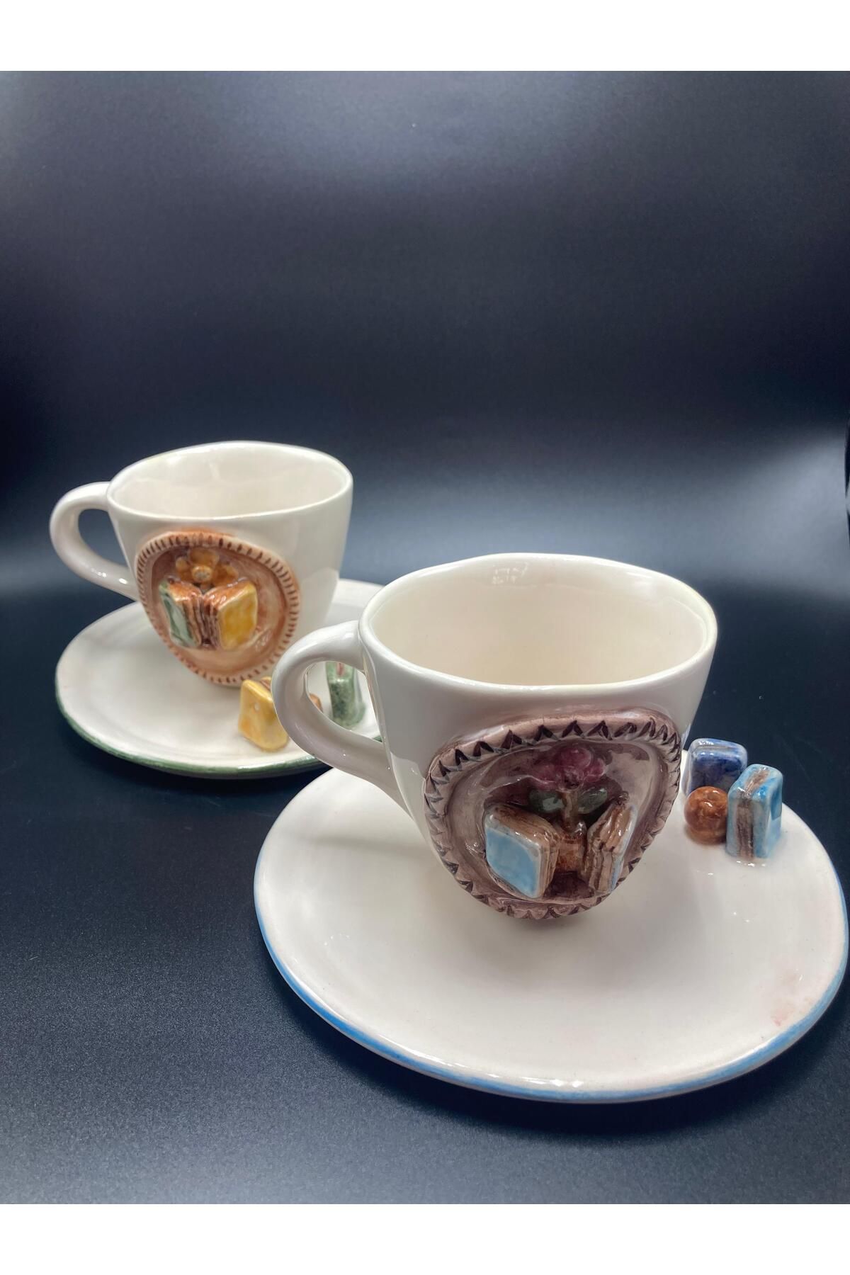 Zey Art Ceramic Design Çay Fincan Seti