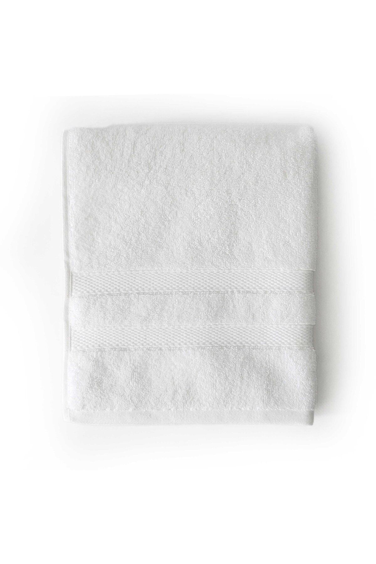 Alesta Home Pamuklu Beyaz El Yüz Havlusu 50x90 cm HVL045