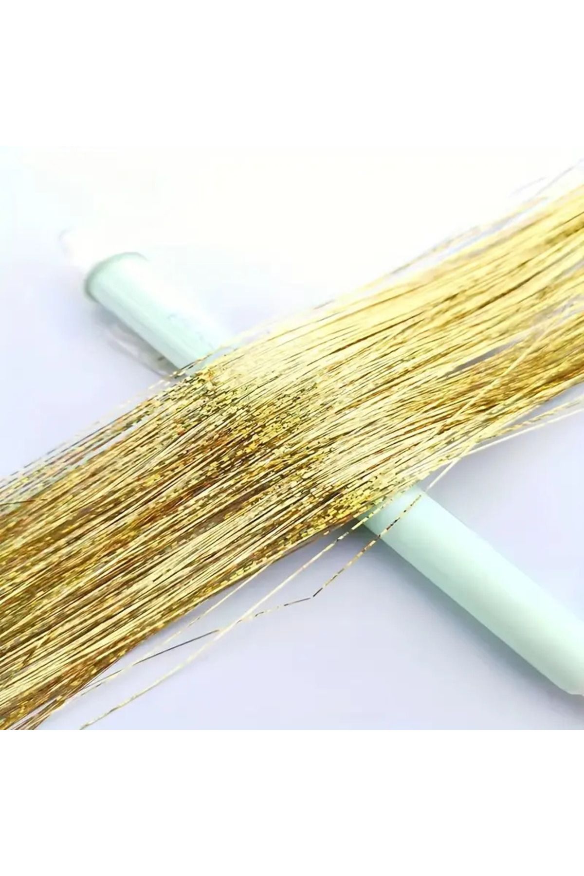 AYMETA Kadın Hair Tinsel Parlak Simli Saç Süsü