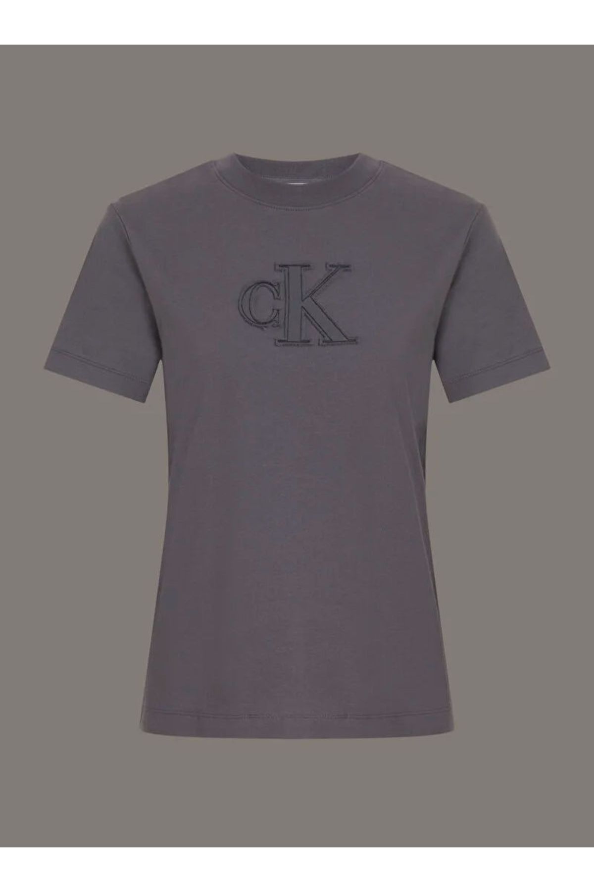 CK Jeans Kadın Applique Regular Mor T-shirt J20J225256-PMP