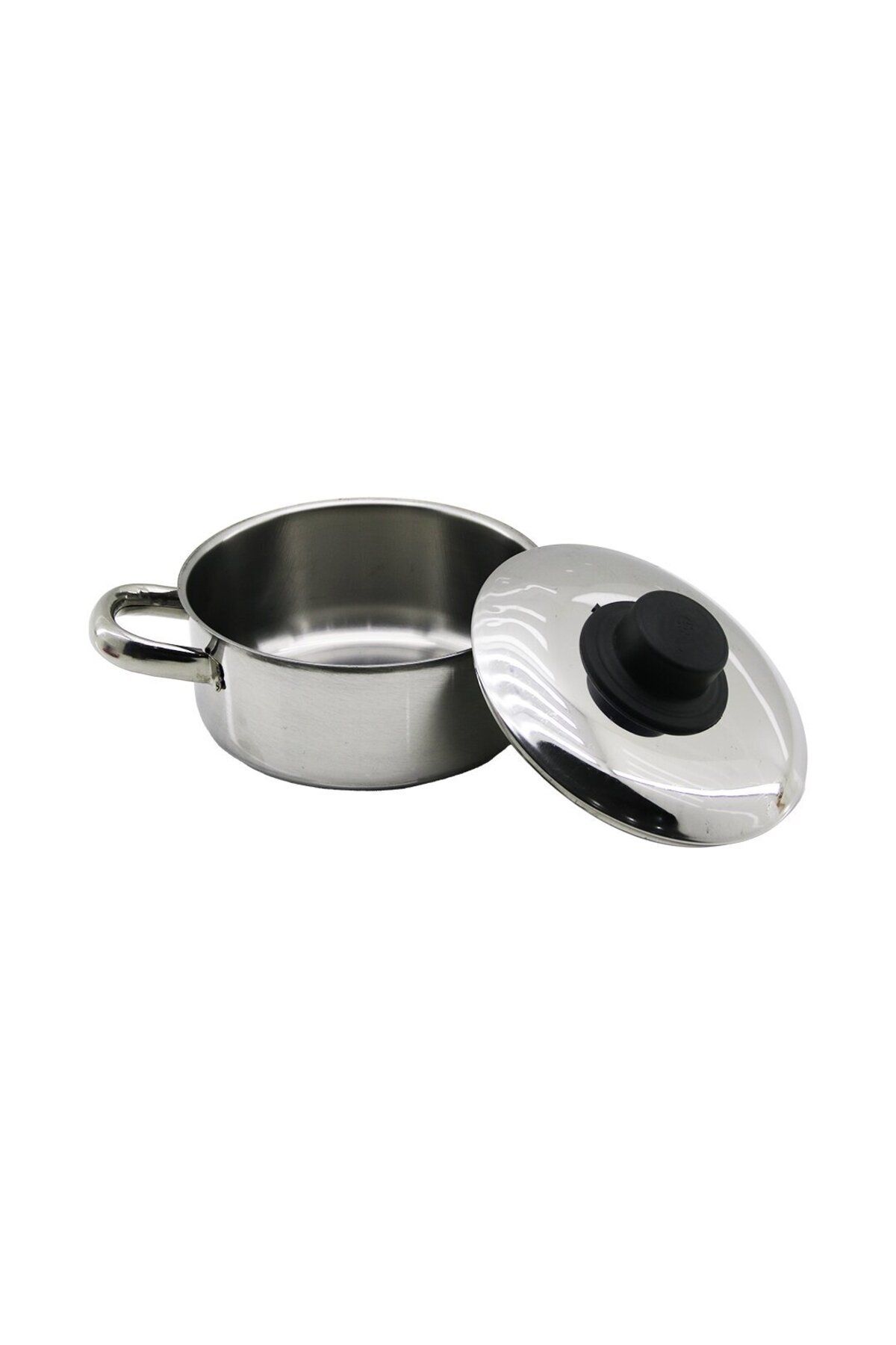 POEBGO FAMİLY'S 14CM METAL KAPAK MİNİ ÇELİK TENCERE (5162)